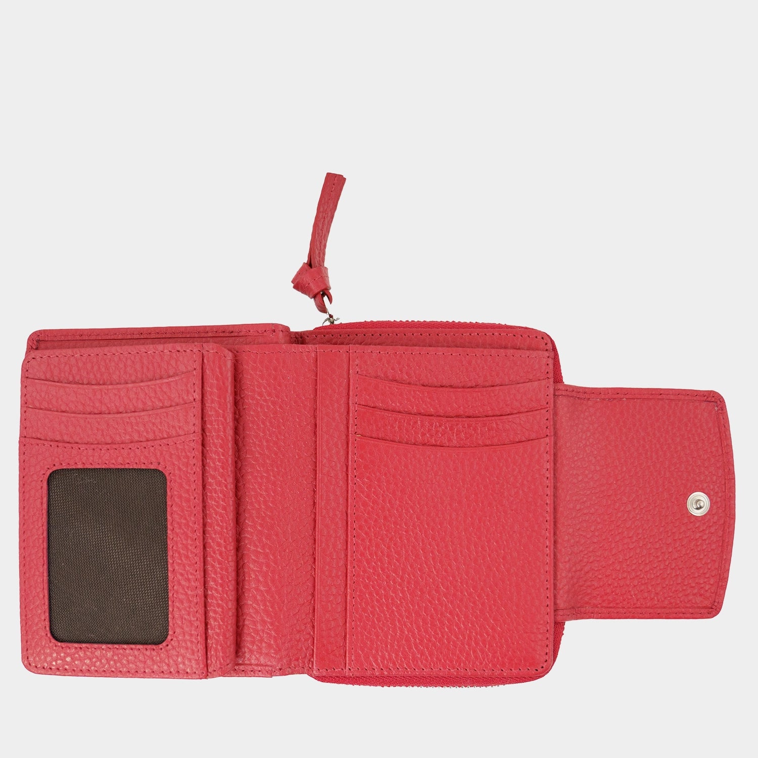 Innenansicht HANNA RFID RV Geldbörse M 8CS red