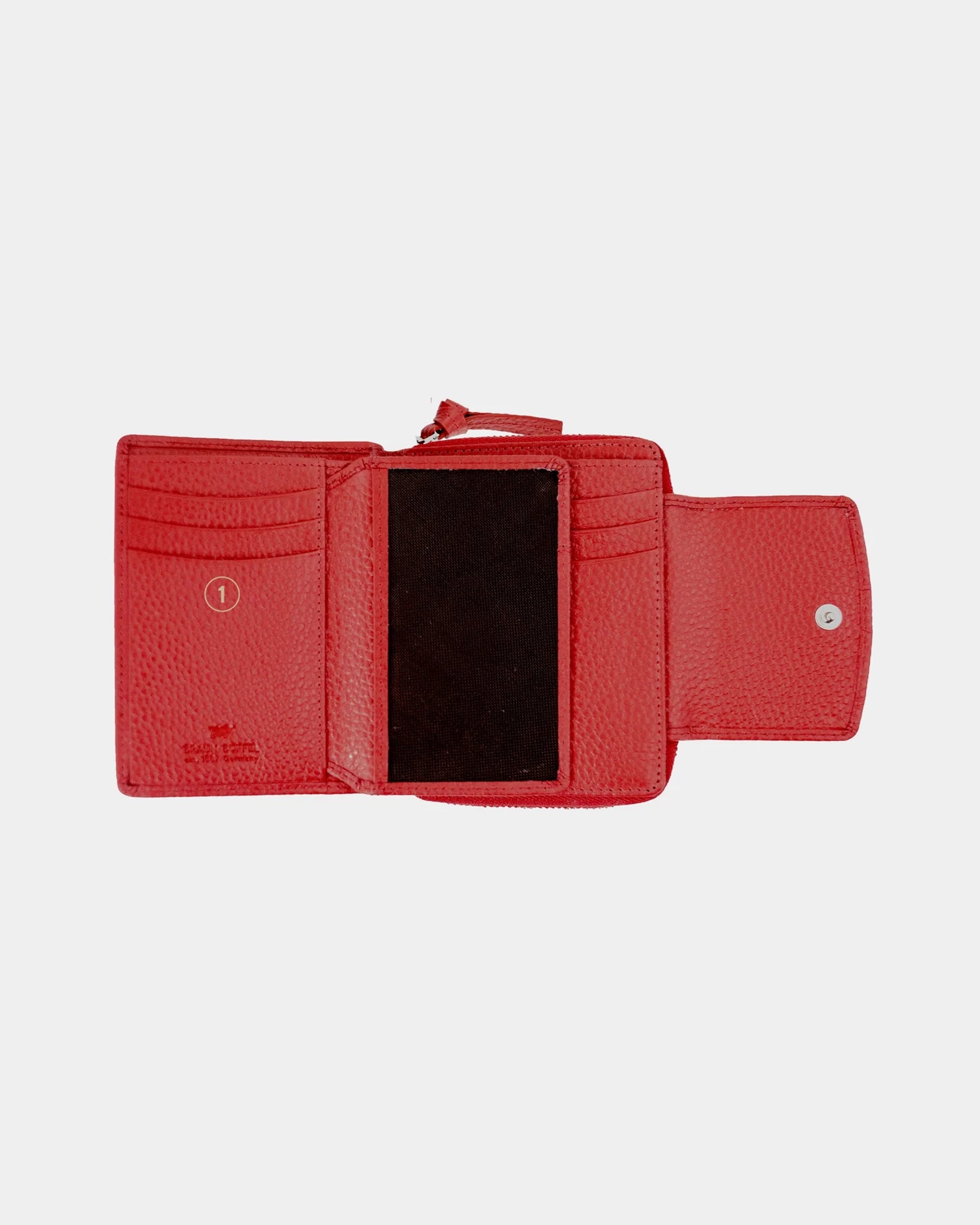 HANNA RFID RV Geldbörse M 8CS red