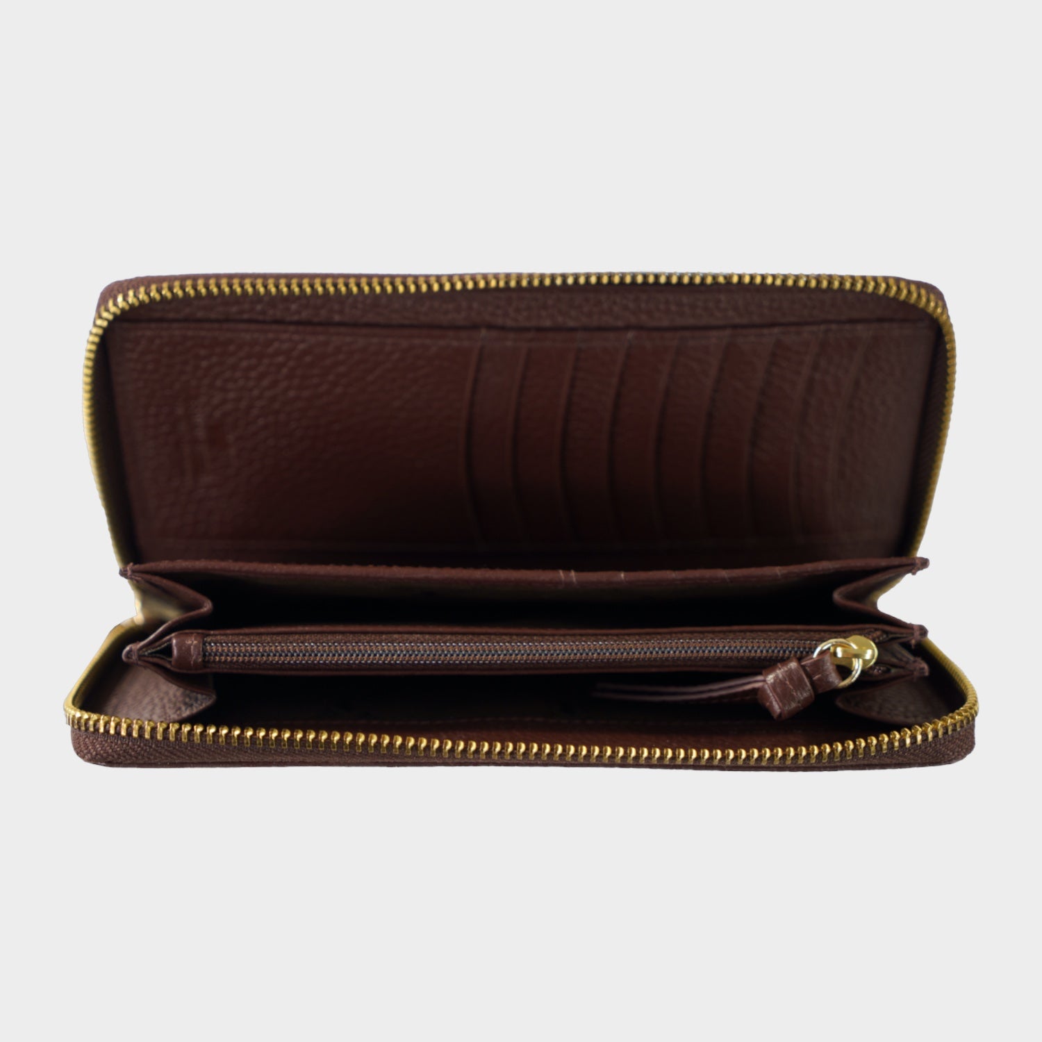 Innenansicht HANNA RFID RV Geldbörse 16CS dark brown