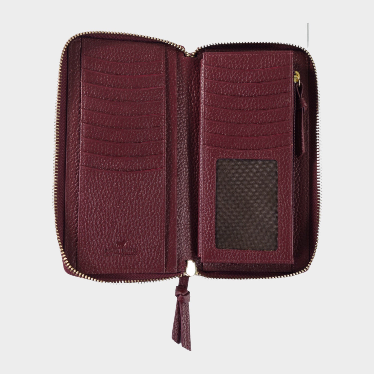 Innenansicht HANNA RFID RV Geldbörse 16CS dark wine