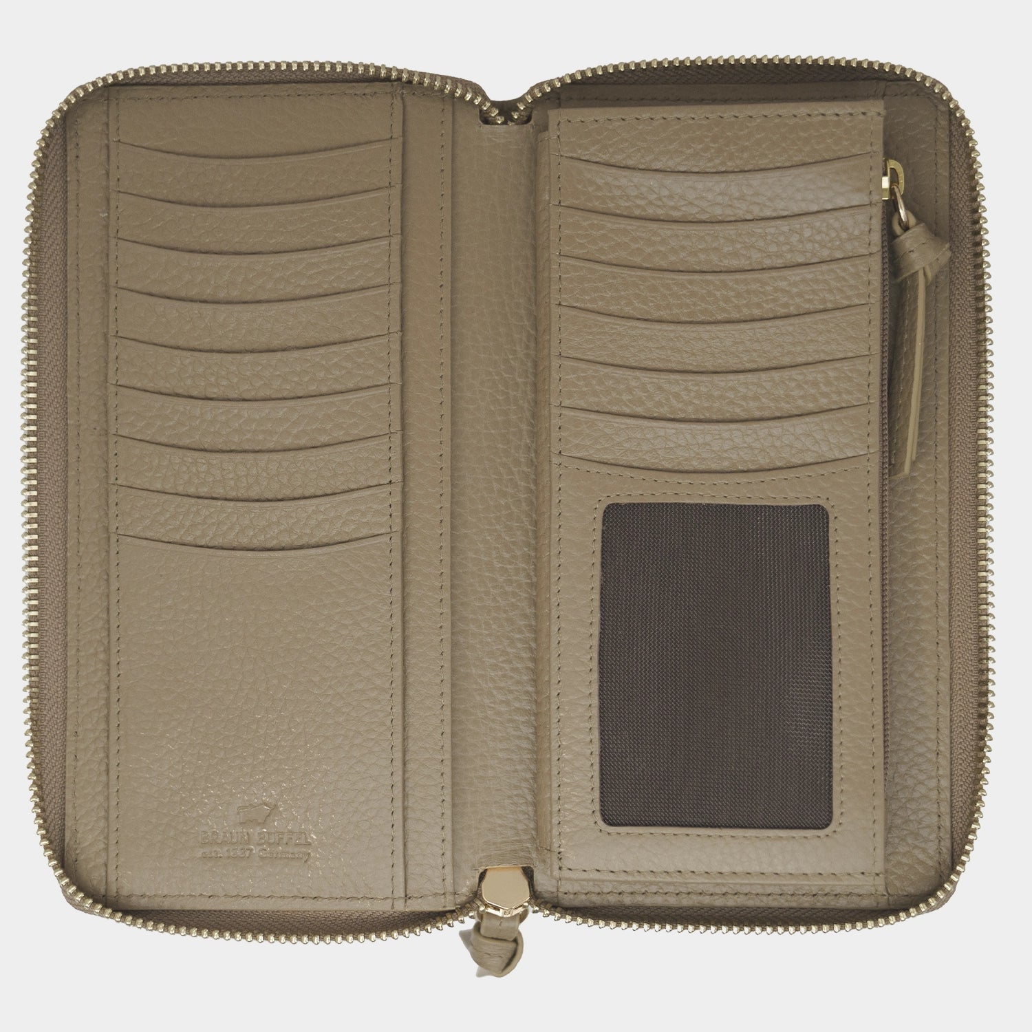 Innenansicht HANNA RFID RV Geldbörse 16CS clay brown