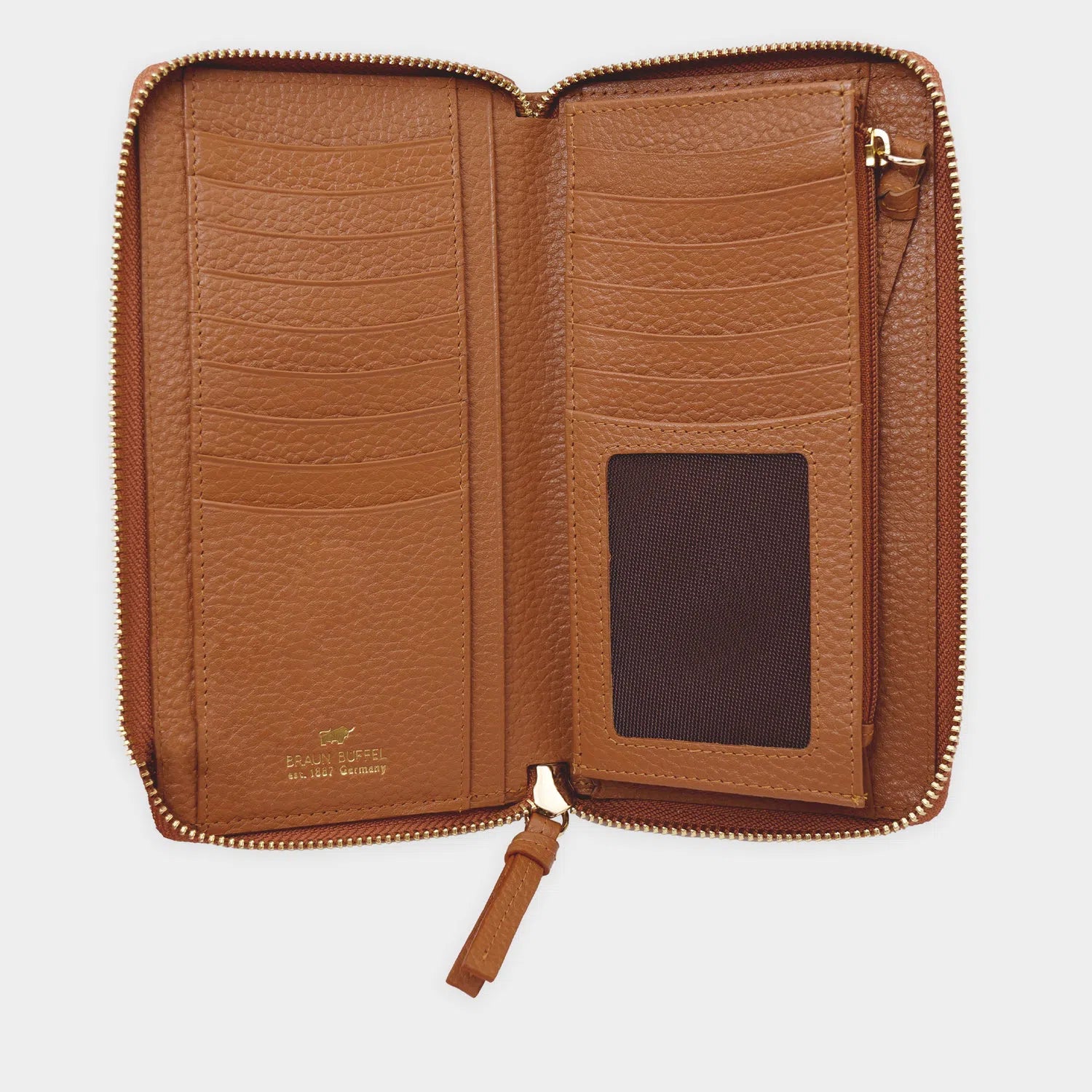 HANNA RFID RV Geldbörse 16CS cognac