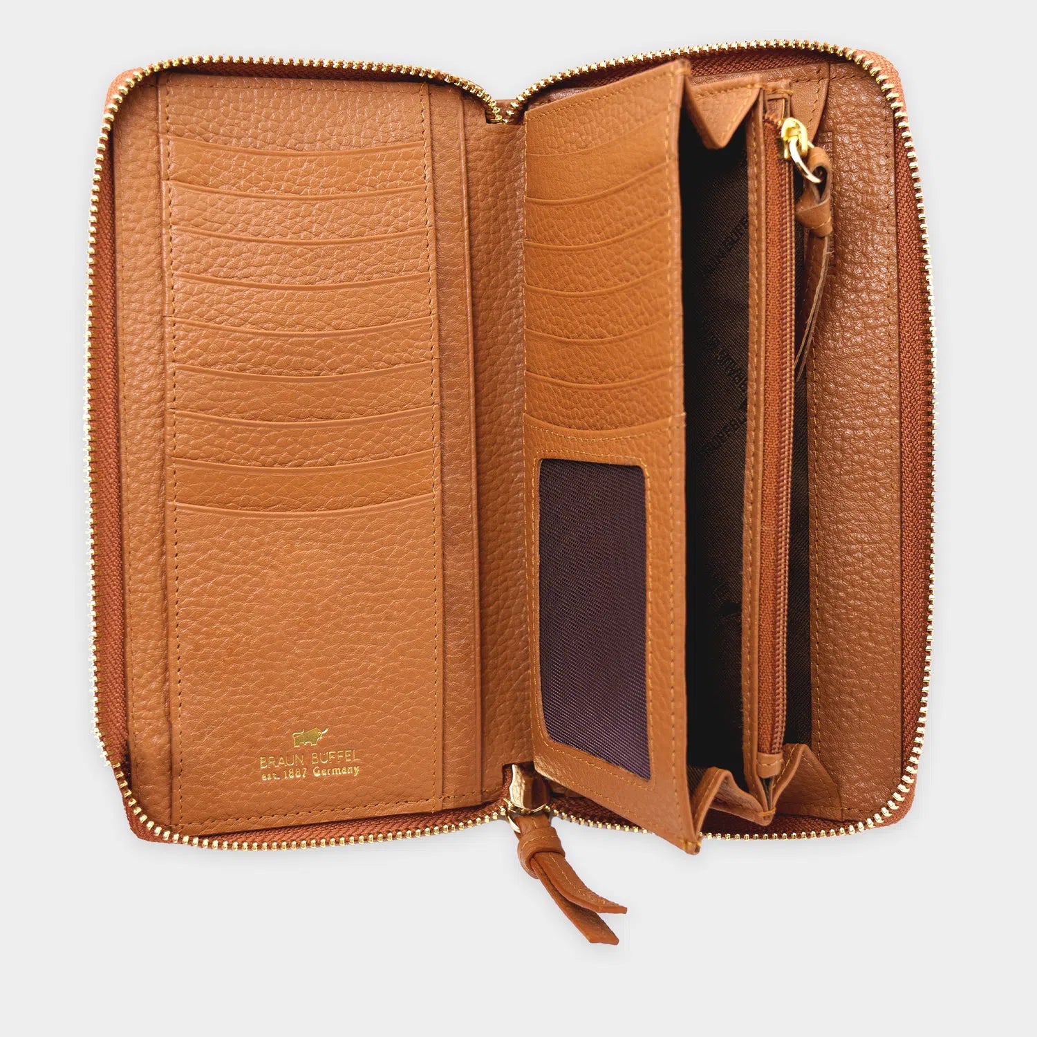 HANNA RFID RV Geldbörse 16CS cognac