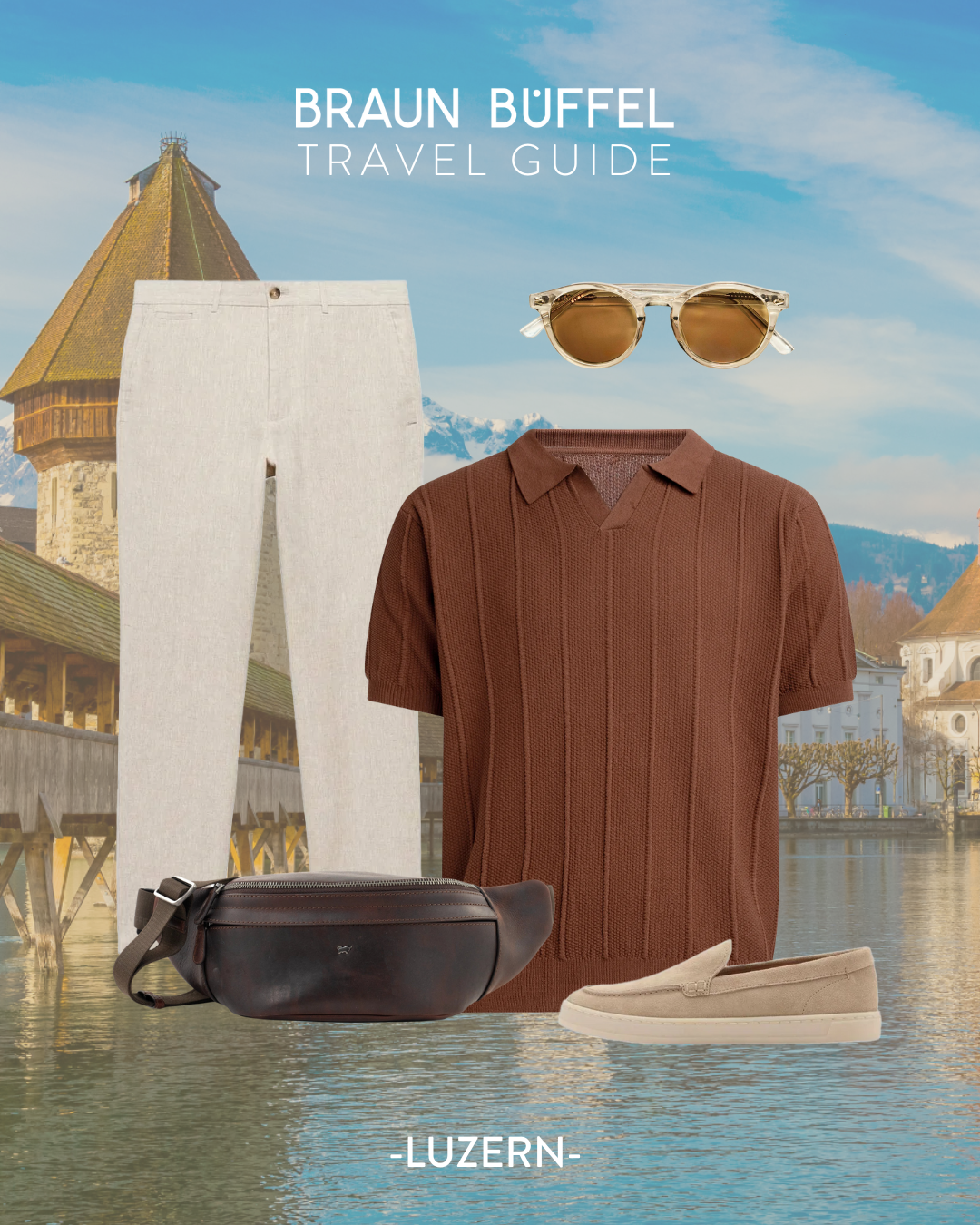 BRAUN BÜFFEL Travel Guide für Luzern