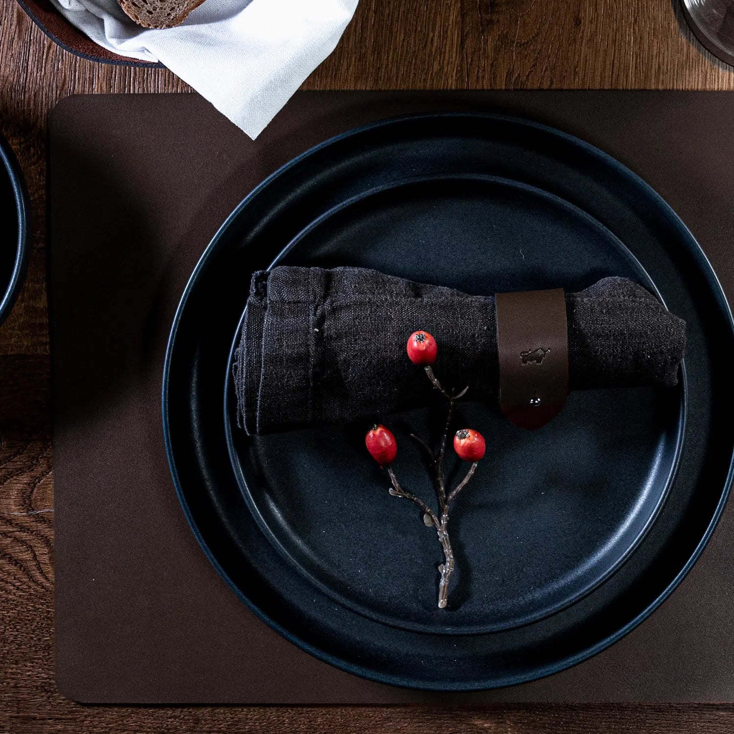 Home&Living Tischset (2 Stück) braun