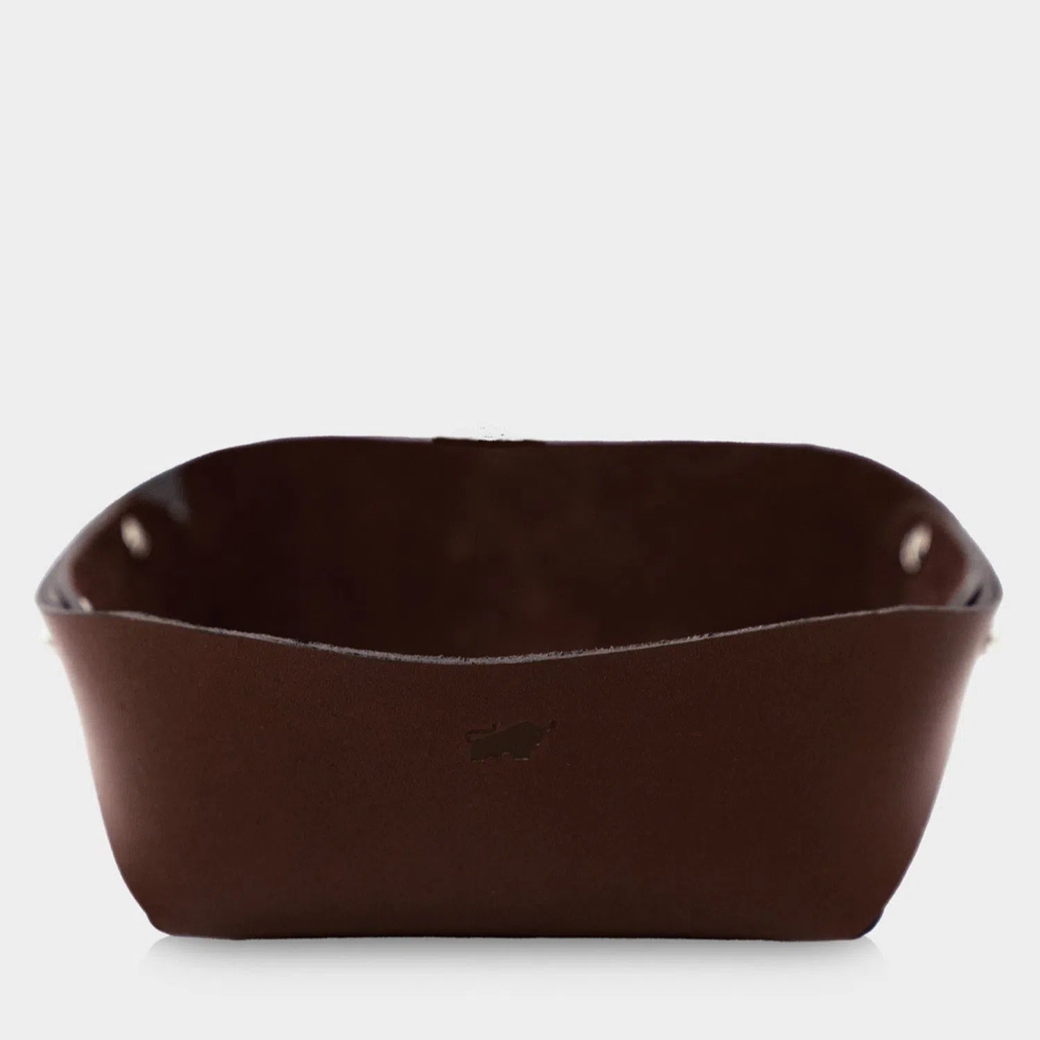 Home&Living Lederschale S braun