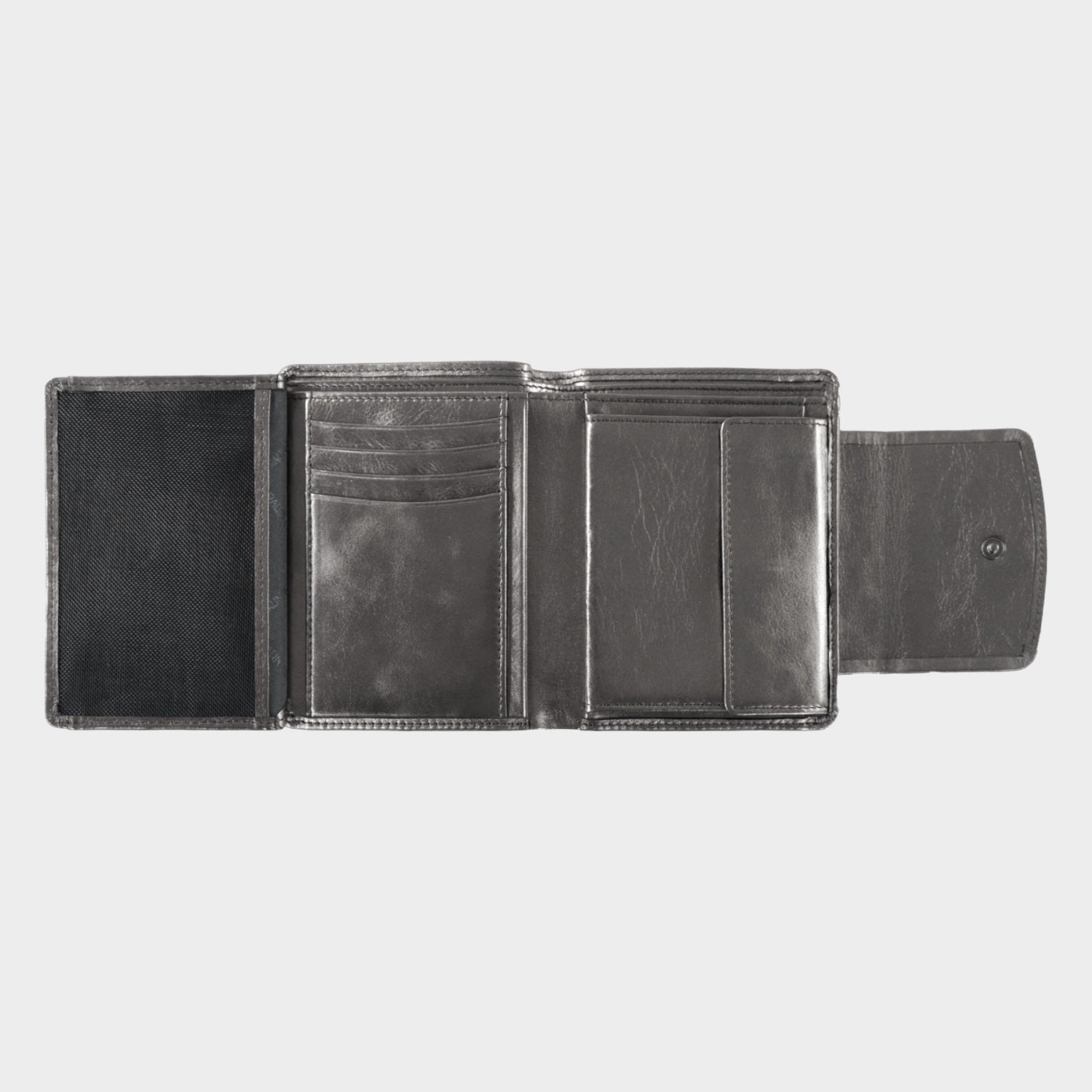 Innenansicht RUBY RFID Geldbörse M 8CS silver