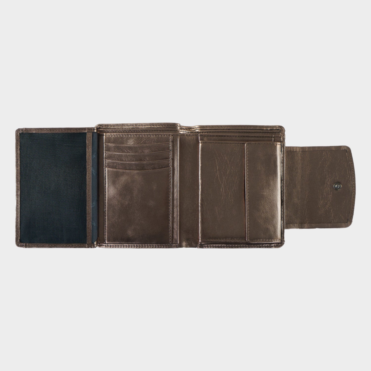 Innenansicht RUBY RFID Geldbörse M 8CS bronze