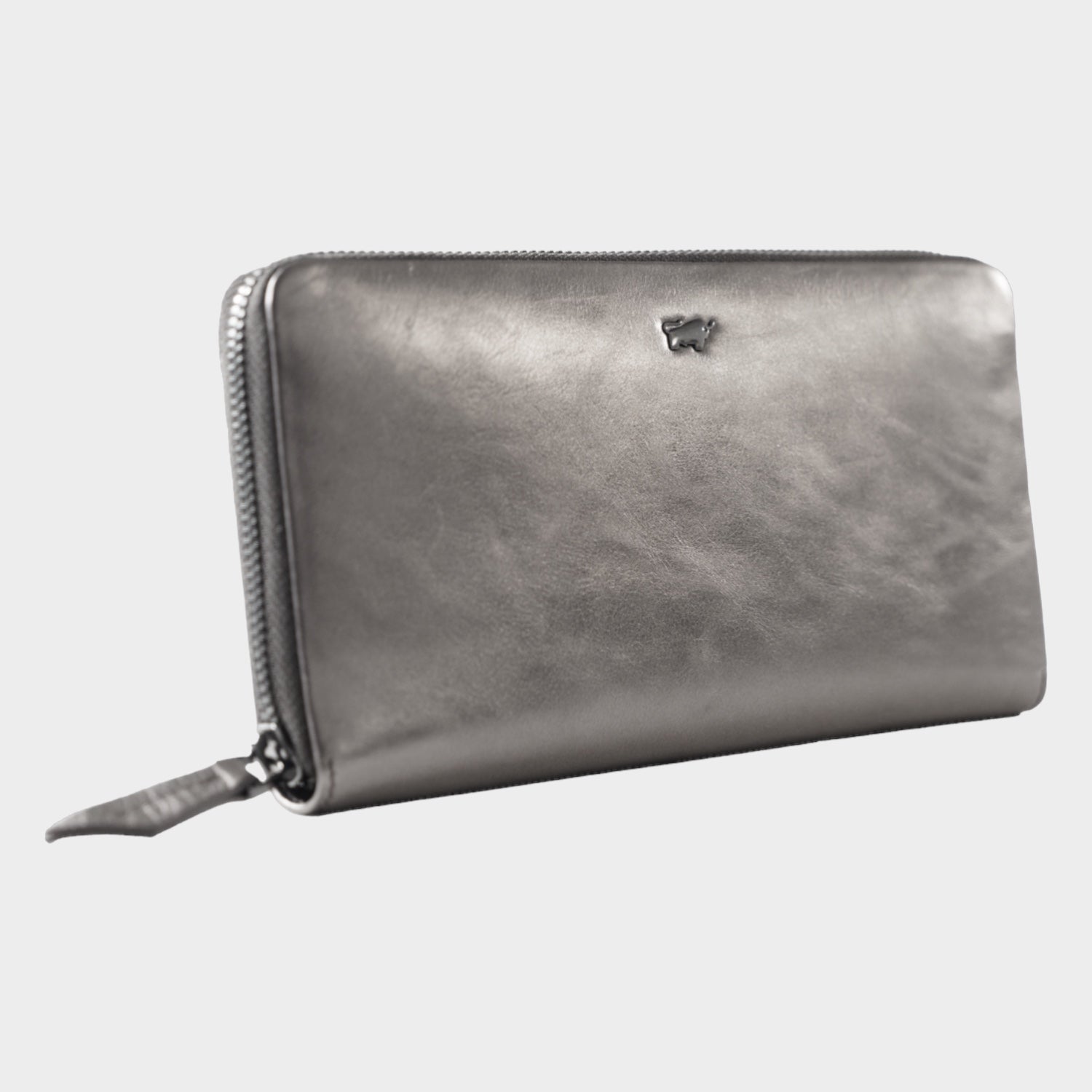 Schrägansicht RUBY RFID RV-Geldbörse 16CS silver