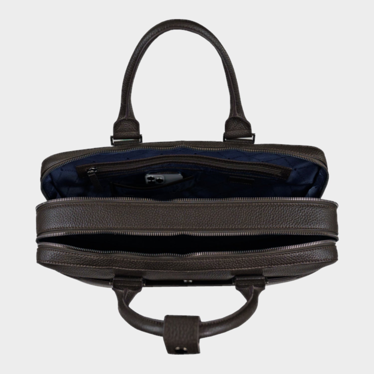 Innenansicht NOVARA Business Bag L braun