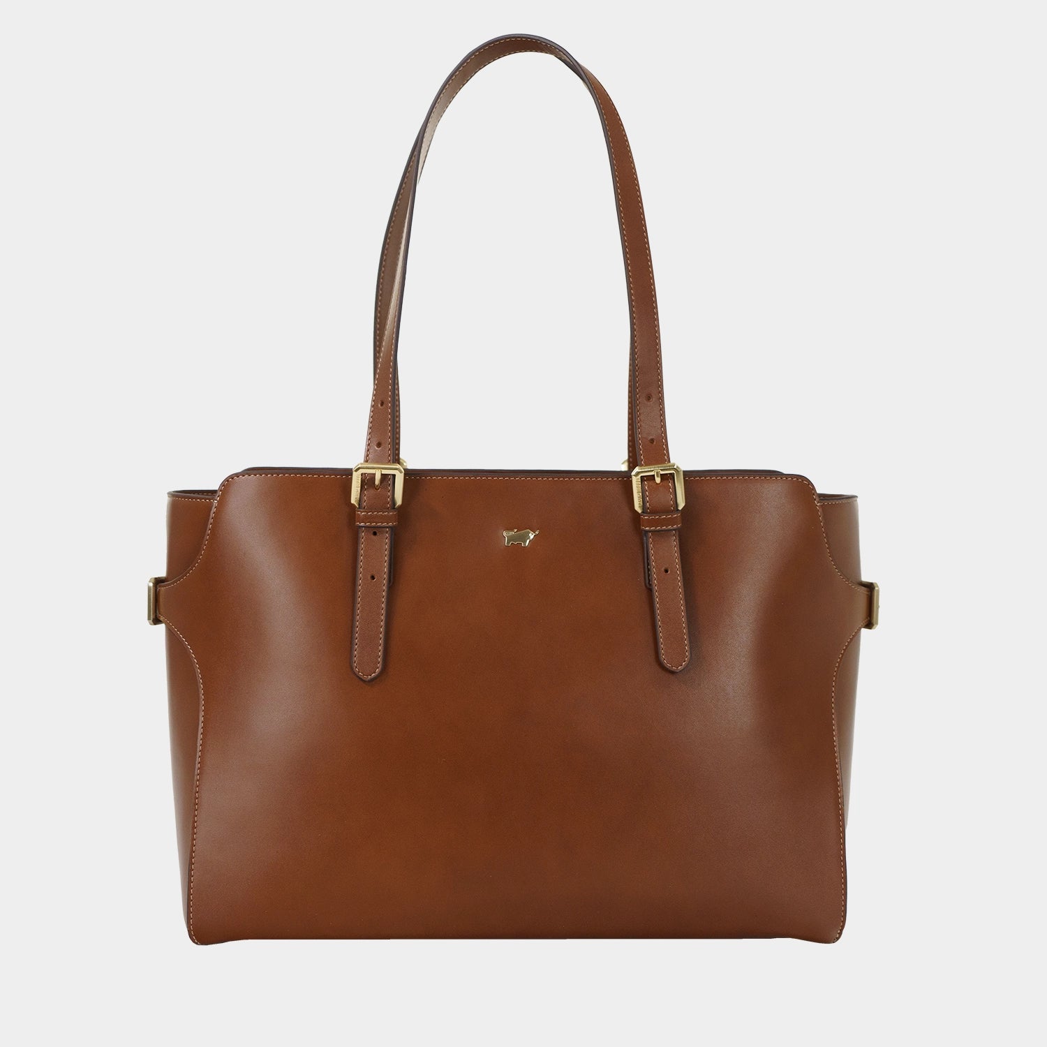 Frontansicht ALICE Shopper cognac
