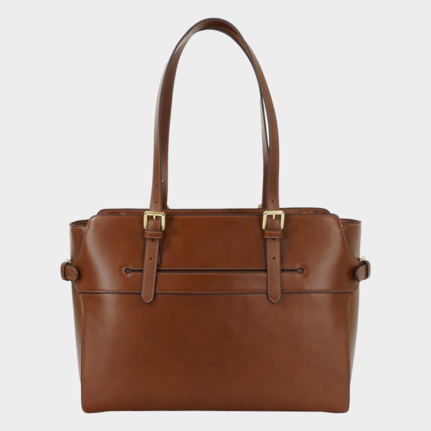 Rückansicht ALICE Shopper cognac