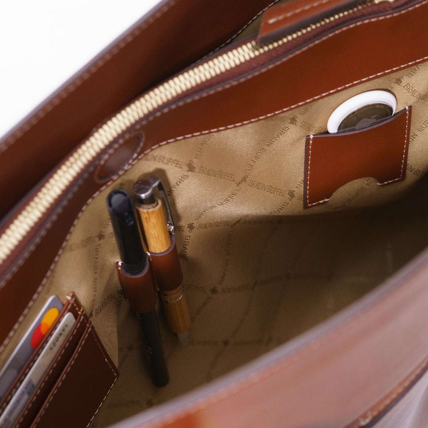 Keyfeature ALICE Businesstasche cognac