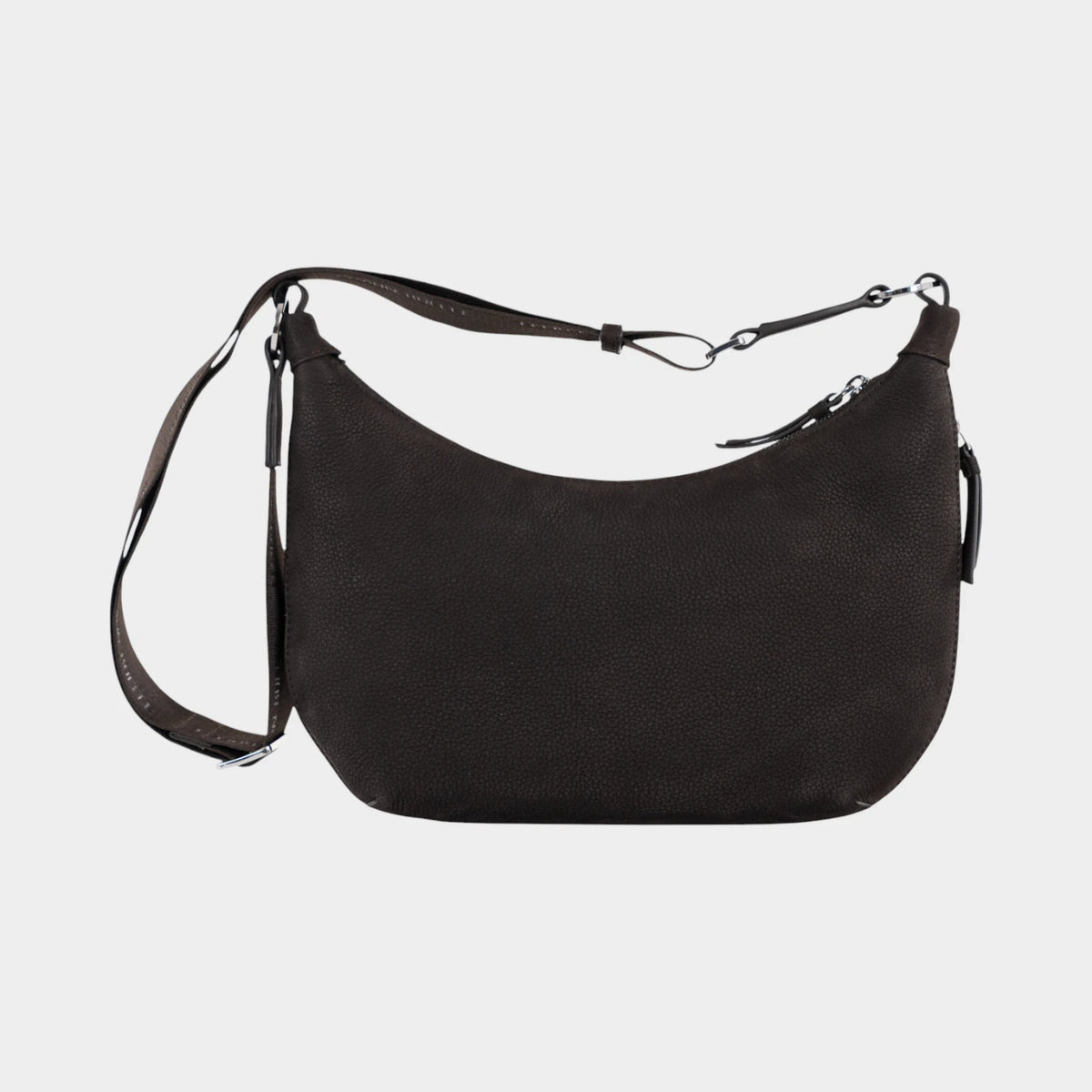 Rückansicht LIV VELVET Hobo Bag S braun