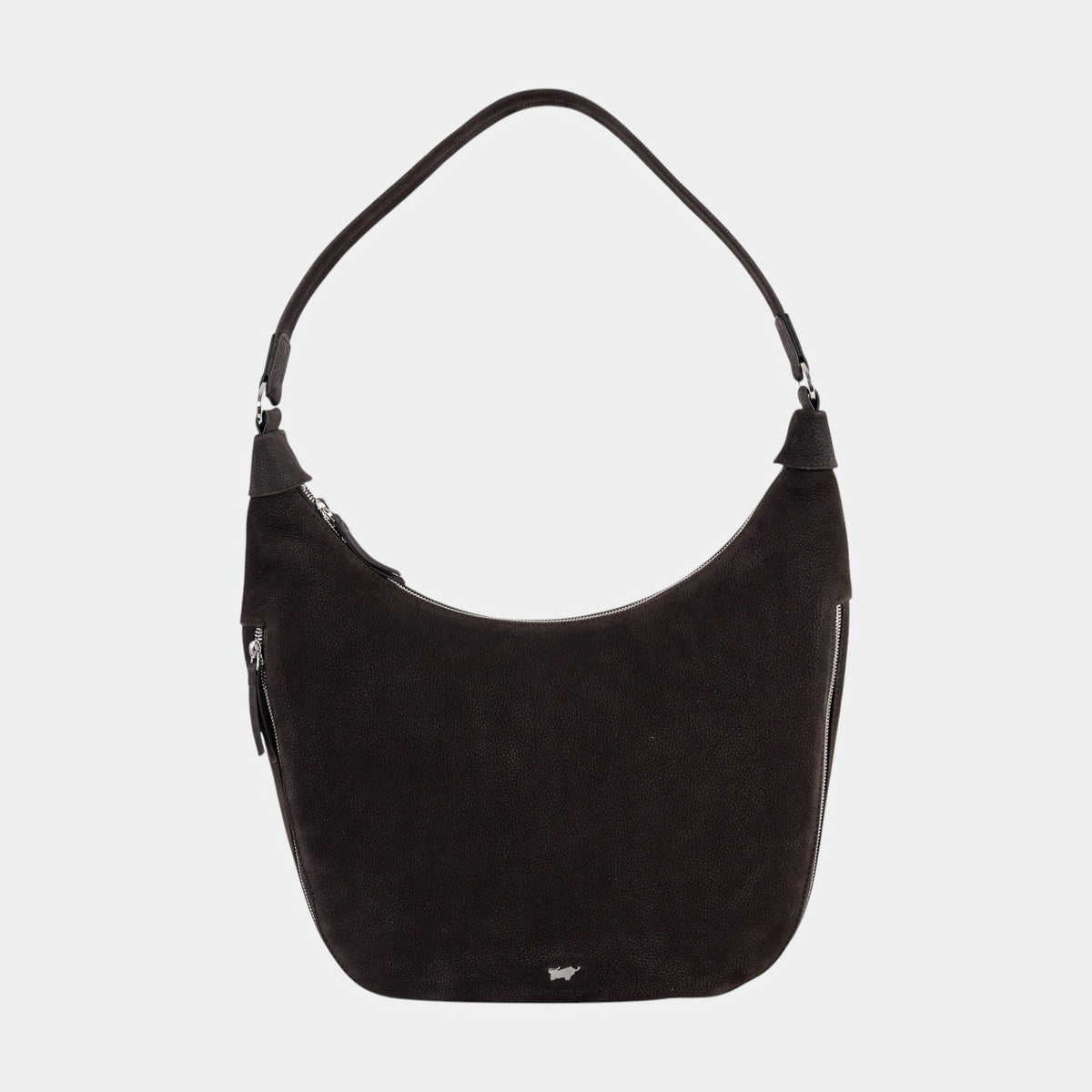 LIV VELVET Hobo Bag M braun