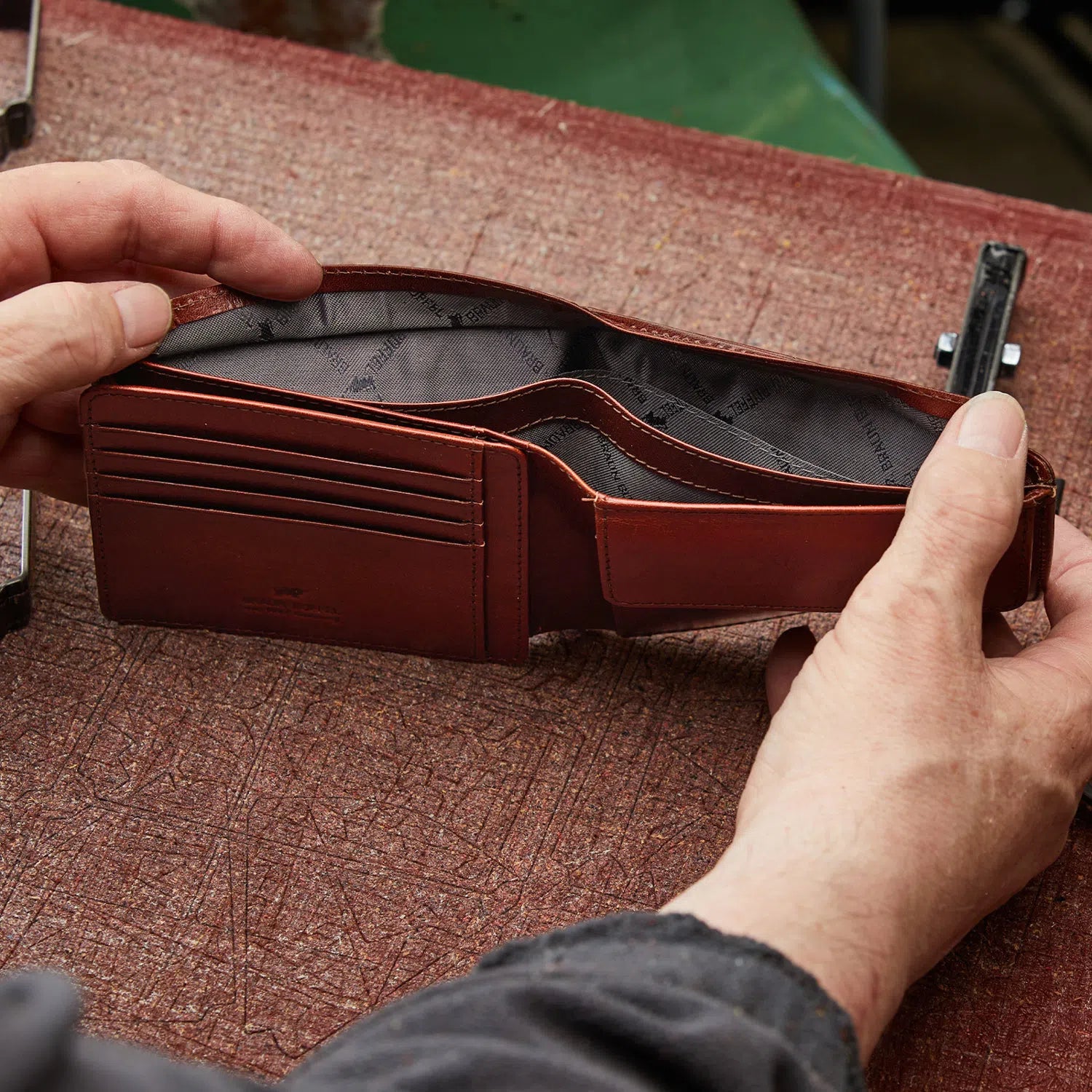 COUNTRY RFID Geldbörse 12CS palisandro