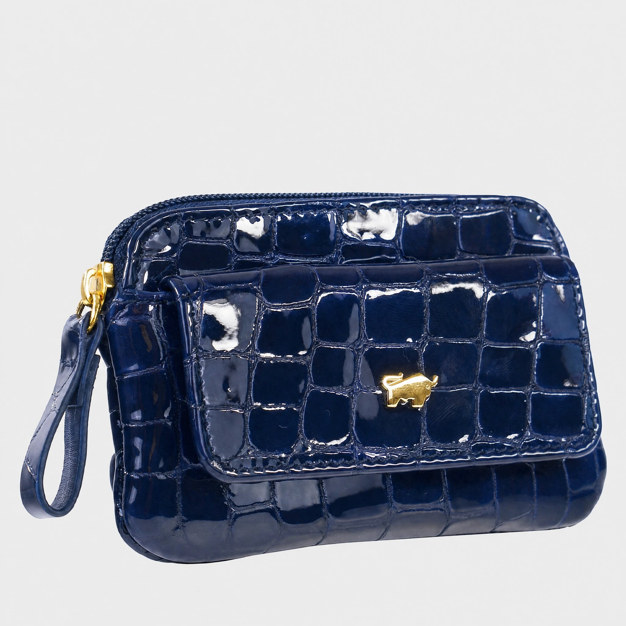 Schrägansicht VERONA Schlüsseletui dark navy