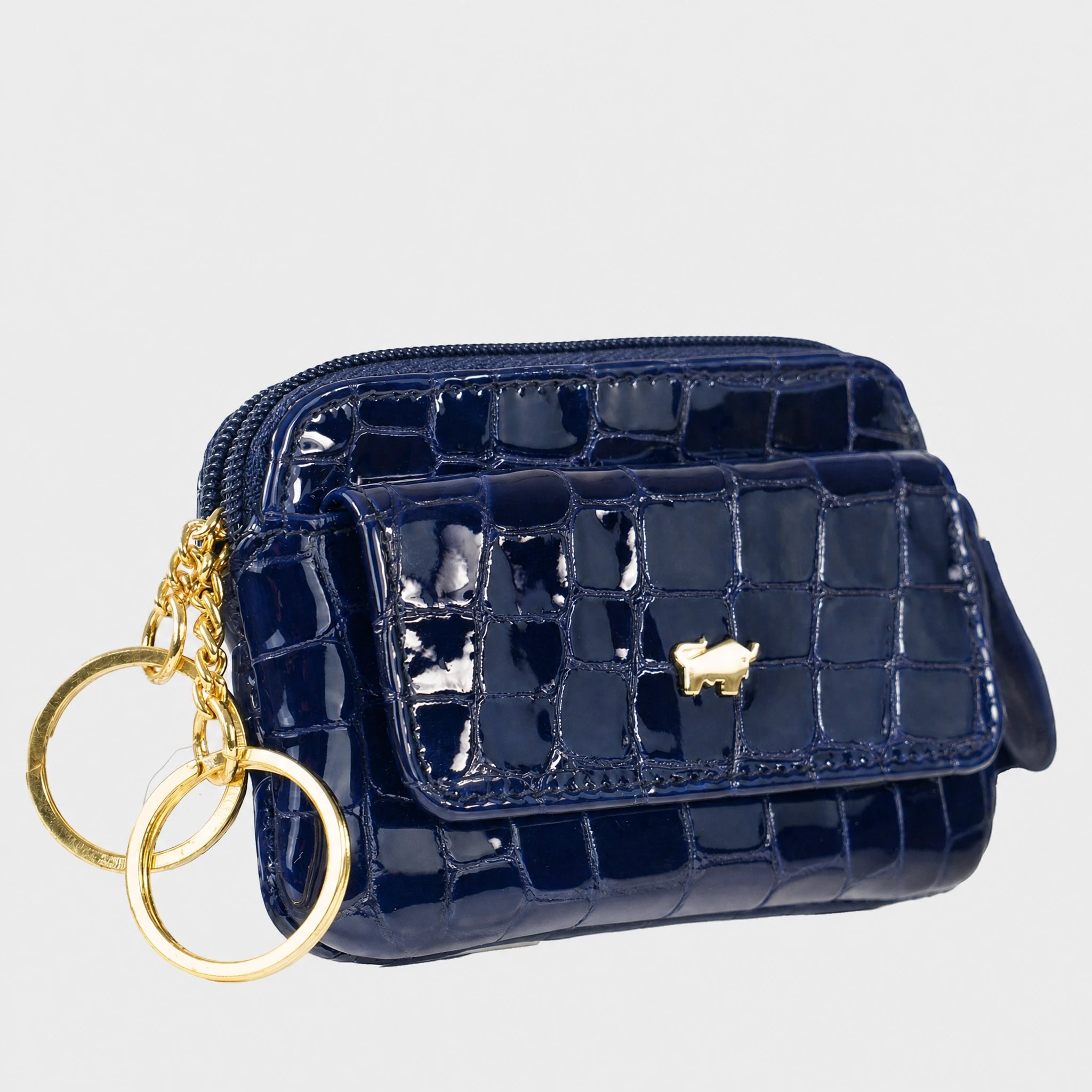 Schrägansicht VERONA Schlüsseletui dark navy