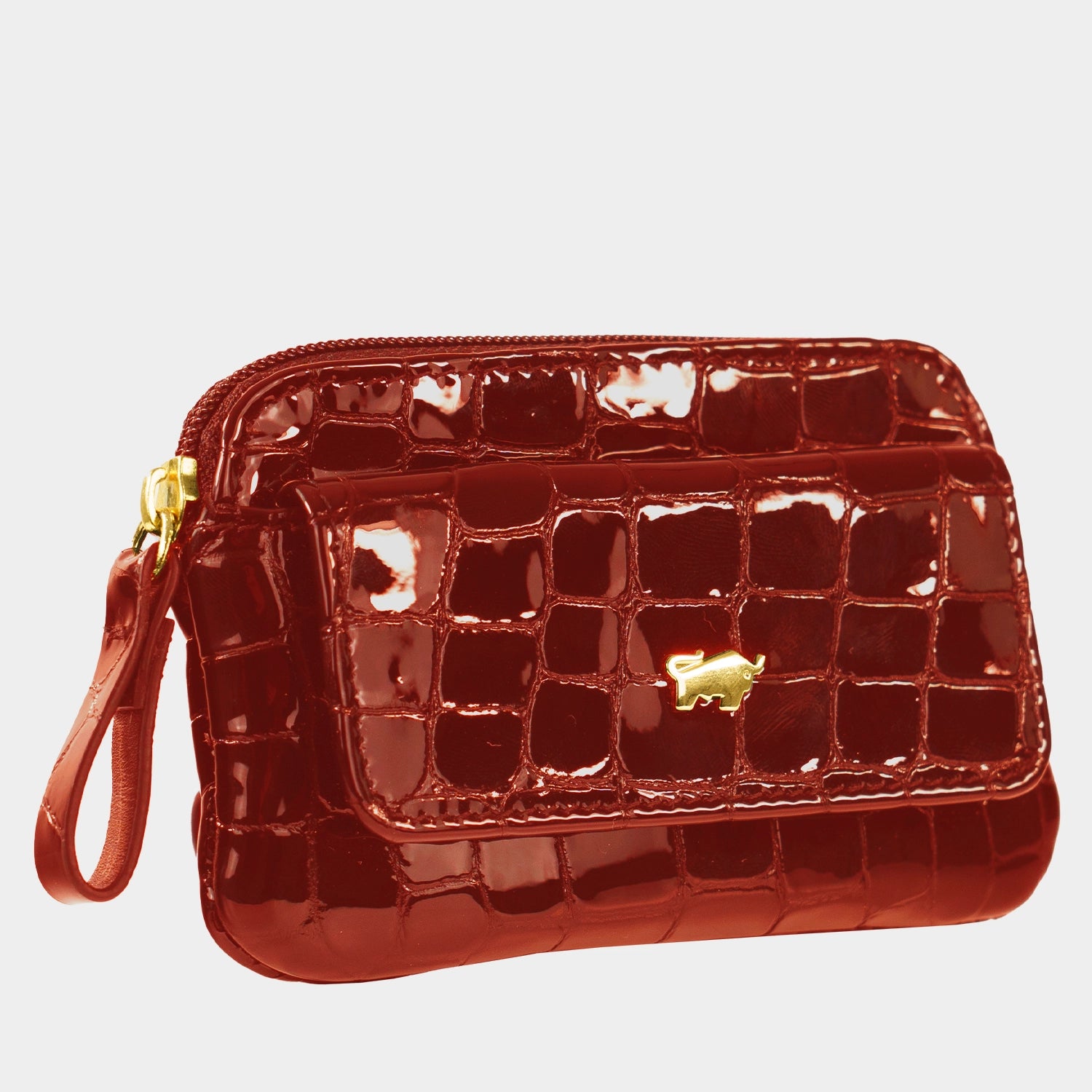 Schrägansicht VERONA Schlüsseletui rot