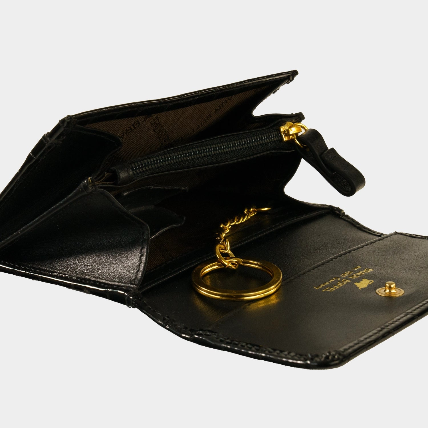 Keyfeature VERONA Mini Geldbörse schwarz