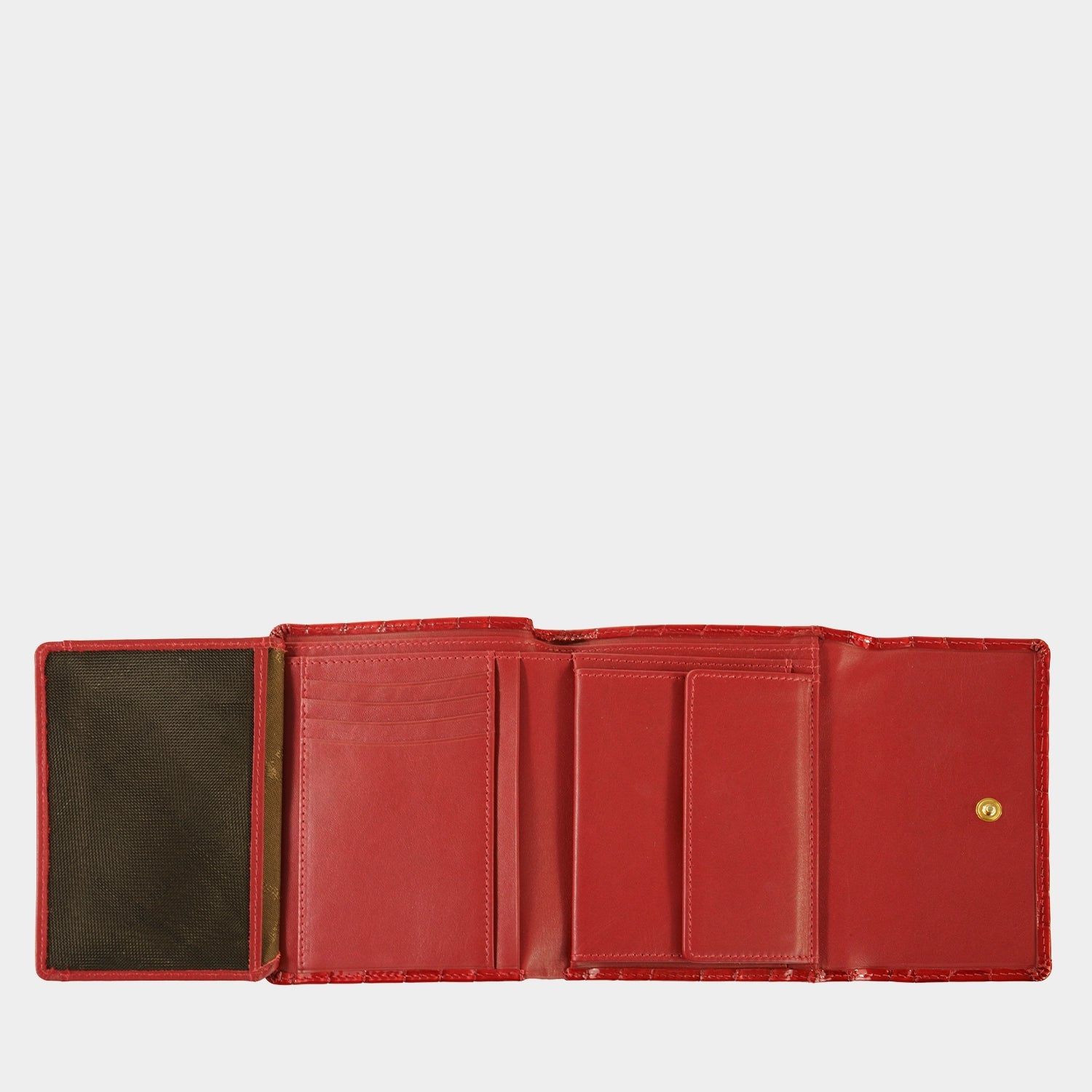 Innenansicht VERONA Geldbörse M 8CS rot