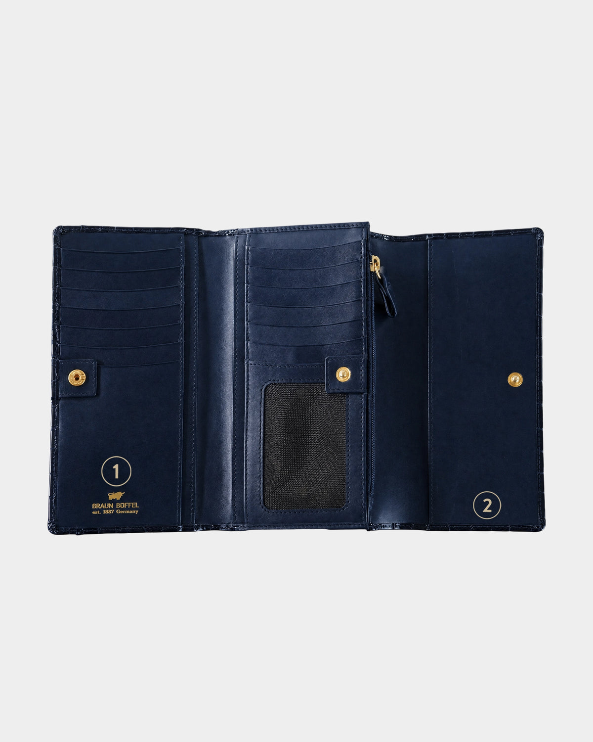 Personalisierung VERONA Geldbörse L 14CS dark navy