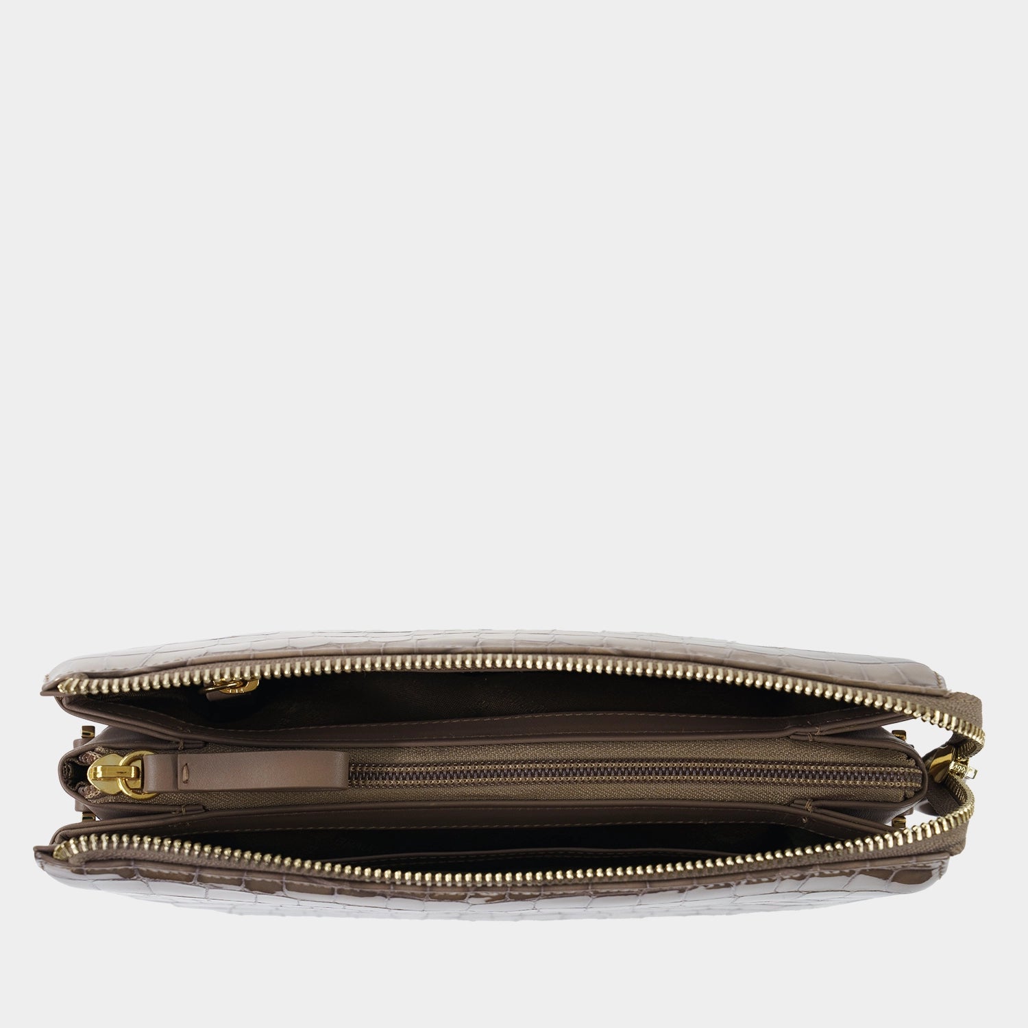 Innenansicht VERONA Umhängetasche clay