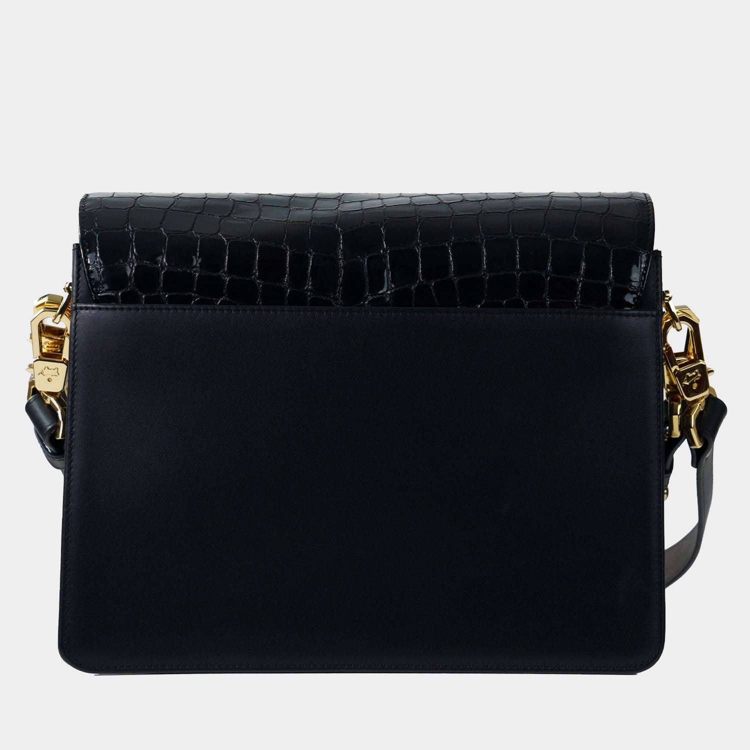 Rückansicht VERONA Umhängetasche M schwarz