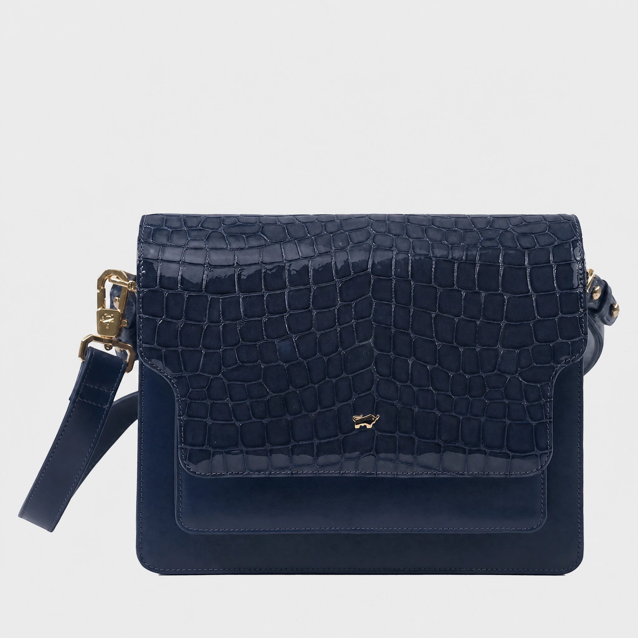 Frontansicht VERONA Umhängetasche M dark navy