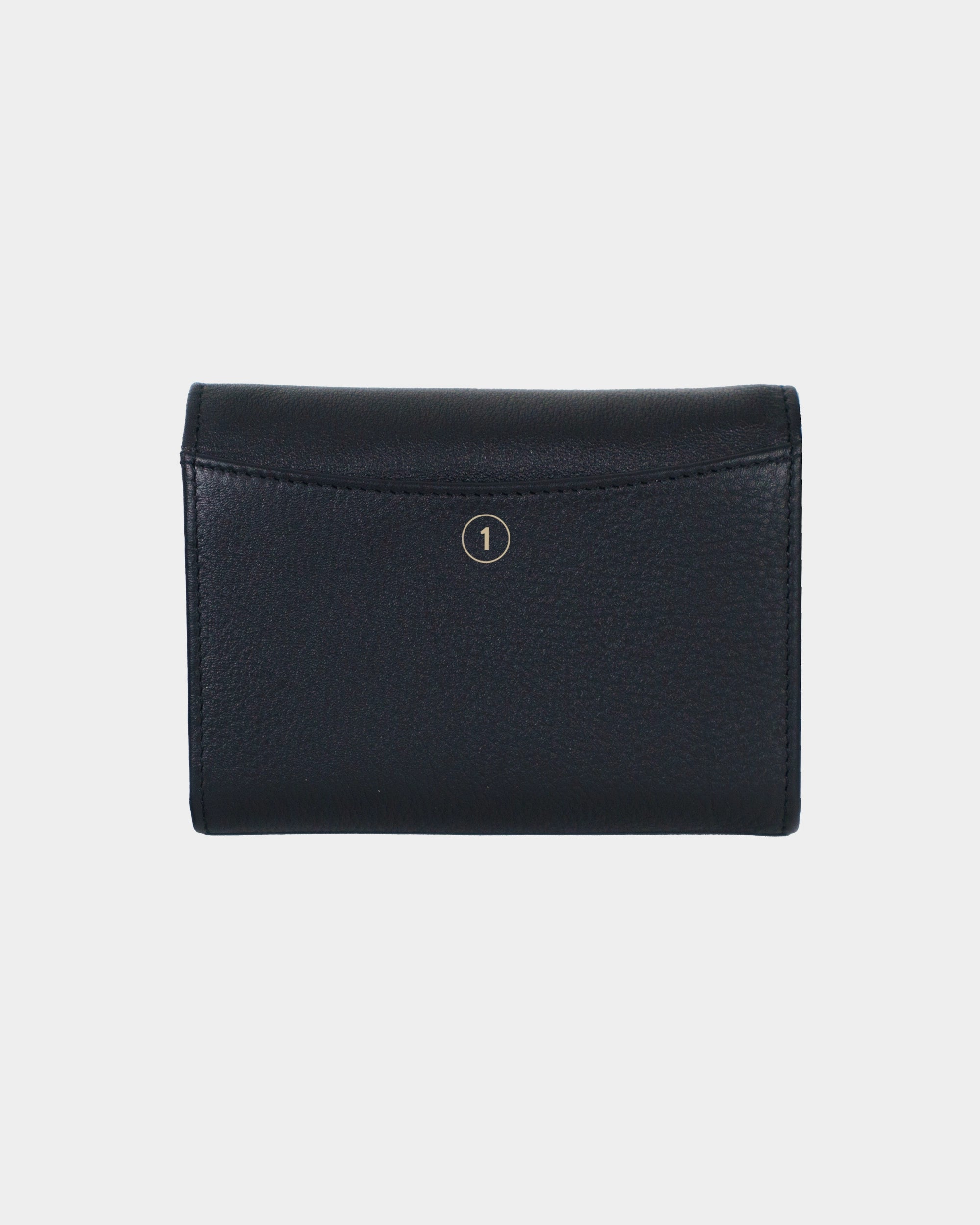 Personalisierung JOY RFID Mini Geldbörse slim 3CS black