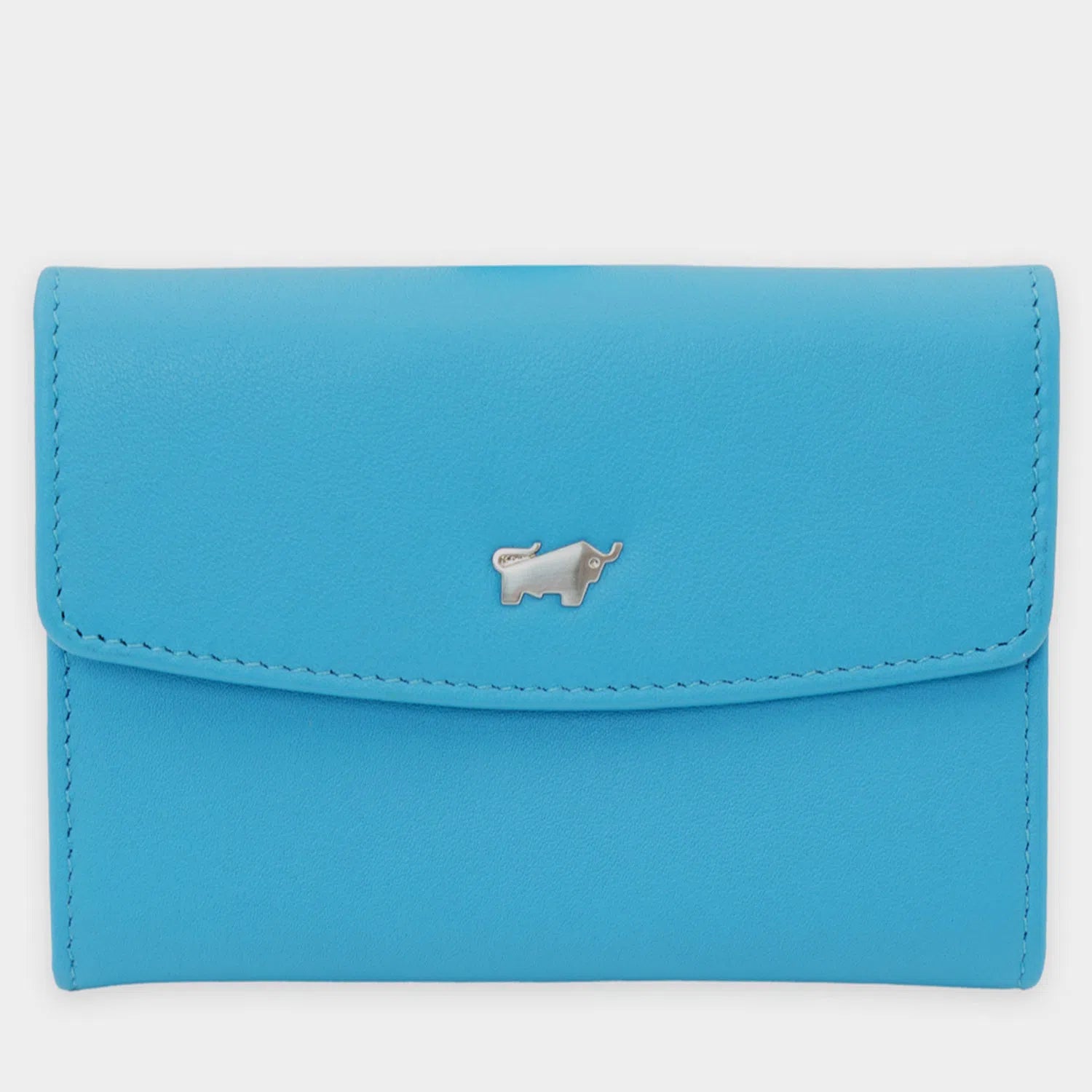 Frontansicht JOY RFID Mini Geldbörse slim 3CS türkis