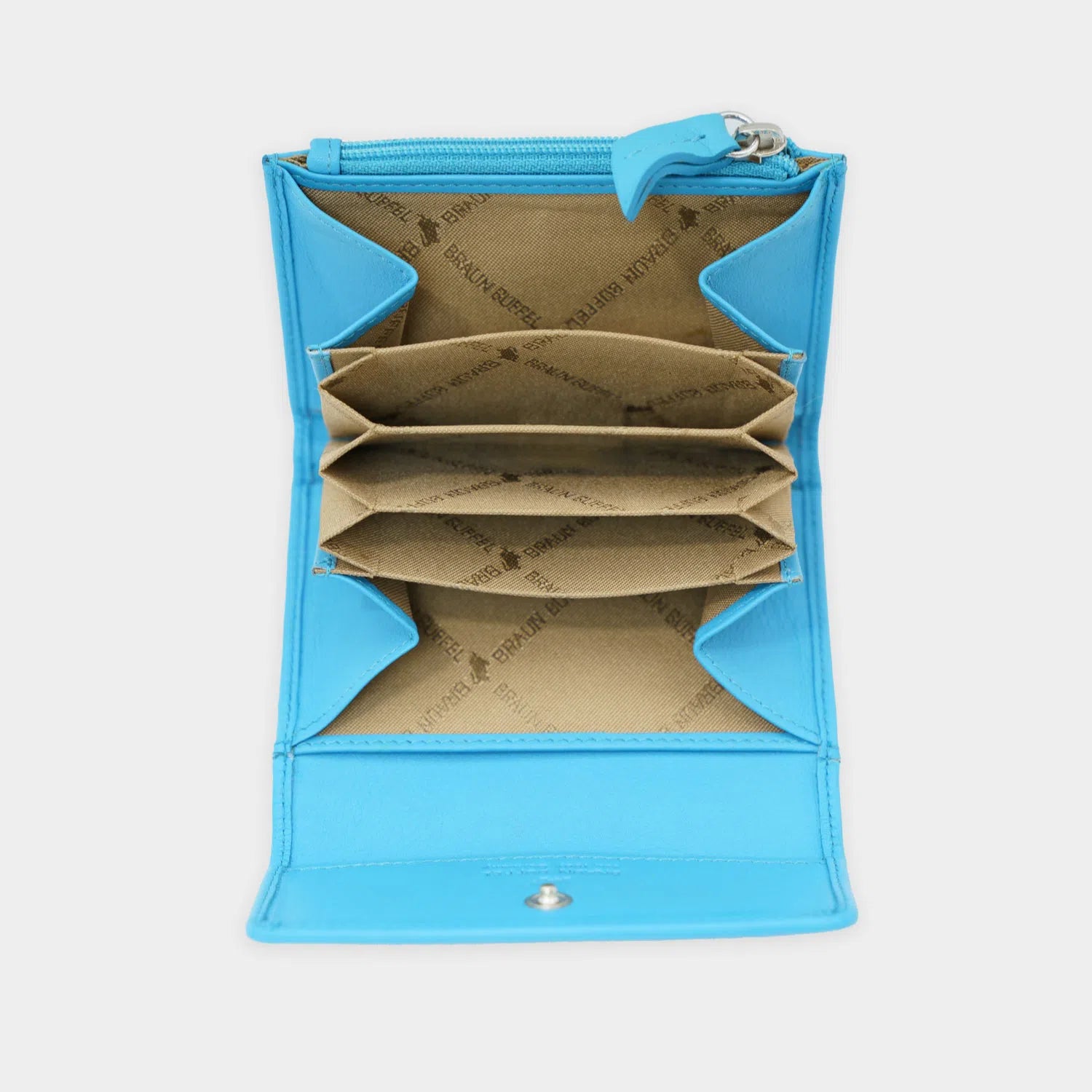 JOY RFID Mini Geldbörse slim 3CS türkis