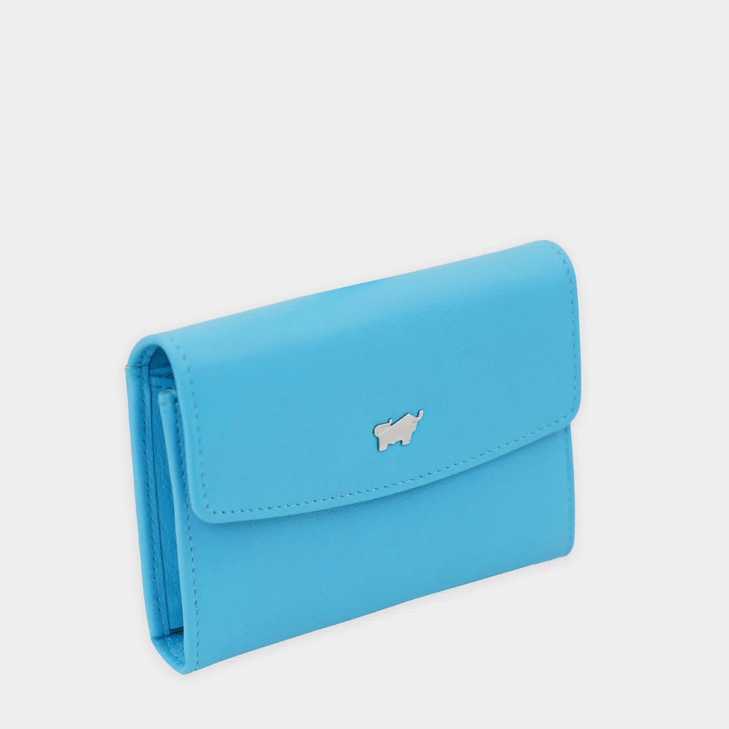 Schrägansicht JOY RFID Mini Geldbörse slim 3CS türkis hover