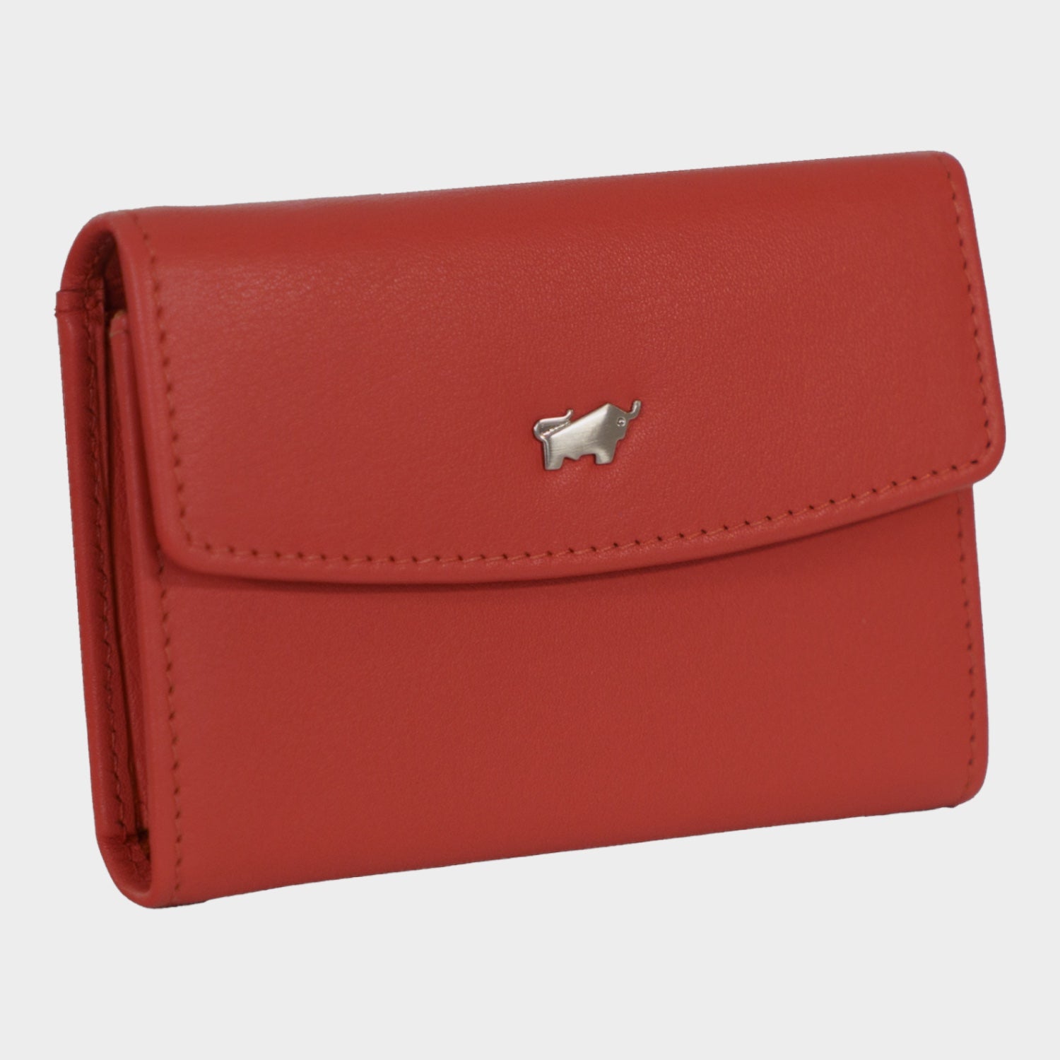 Schrägansicht JOY RFID Mini Geldbörse slim 3CS coral