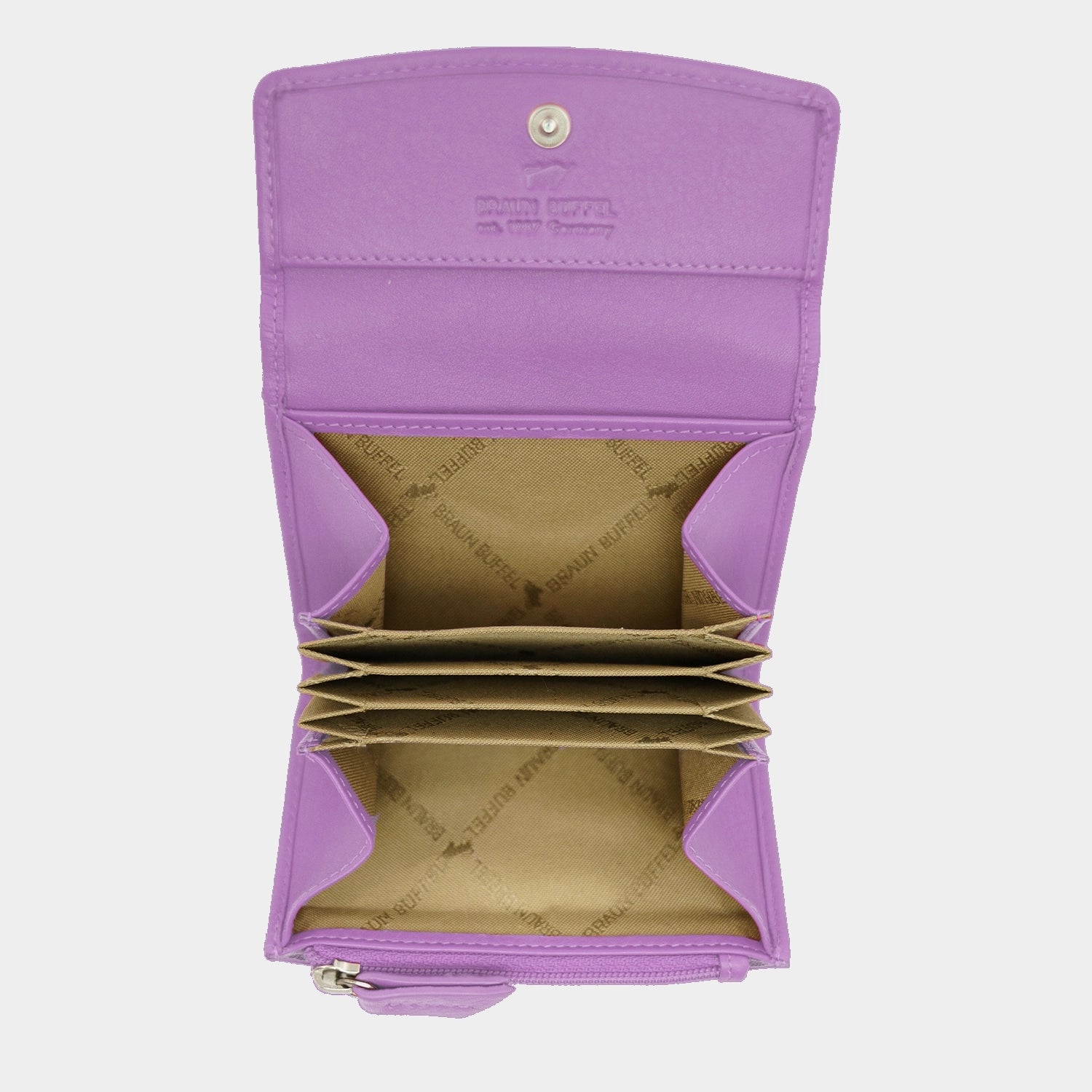 Innenansicht JOY RFID Mini Geldbörse slim 3CS amethyst
