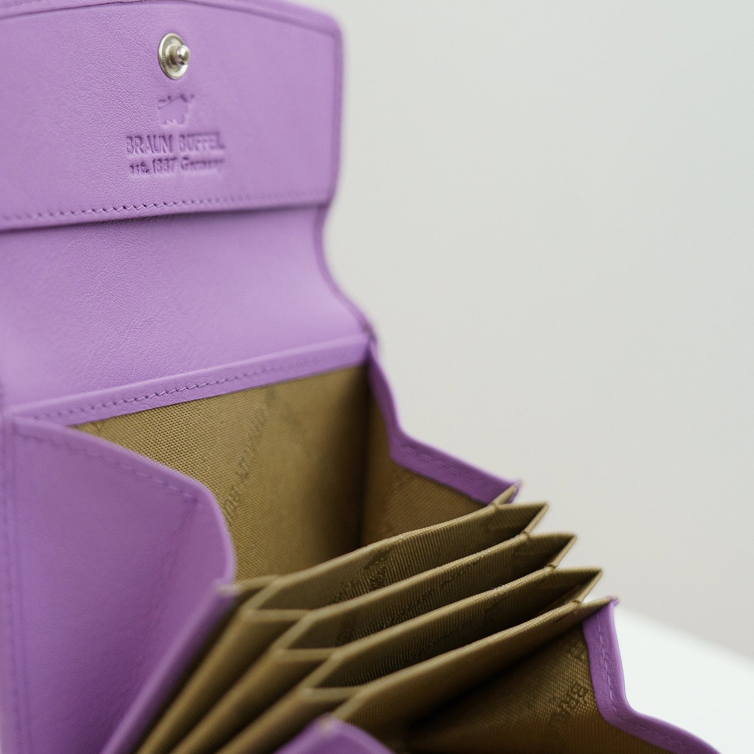 Keyfeature-2 JOY RFID Mini Geldbörse slim 3CS amethyst