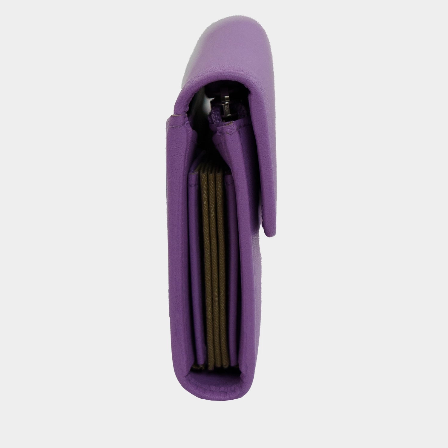 Seitenansicht JOY RFID Mini Geldbörse slim 3CS amethyst
