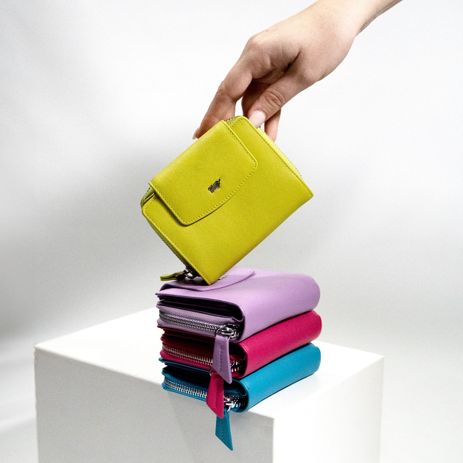Keyfeature-1 JOY RFID RV-Geldbörse M 8CS amethyst