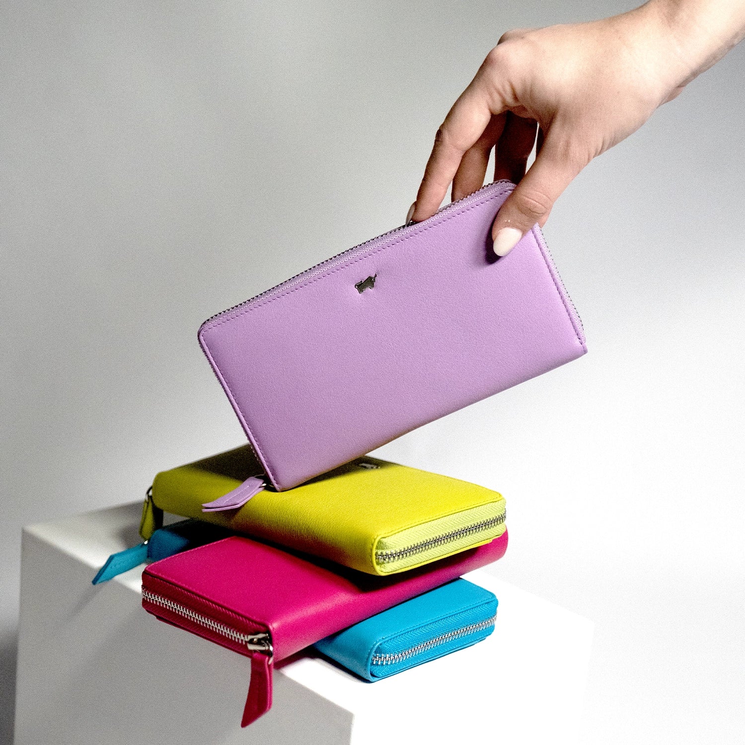 Keyfeature-1 JOY RFID RV-Geldbörse 18CS amethyst