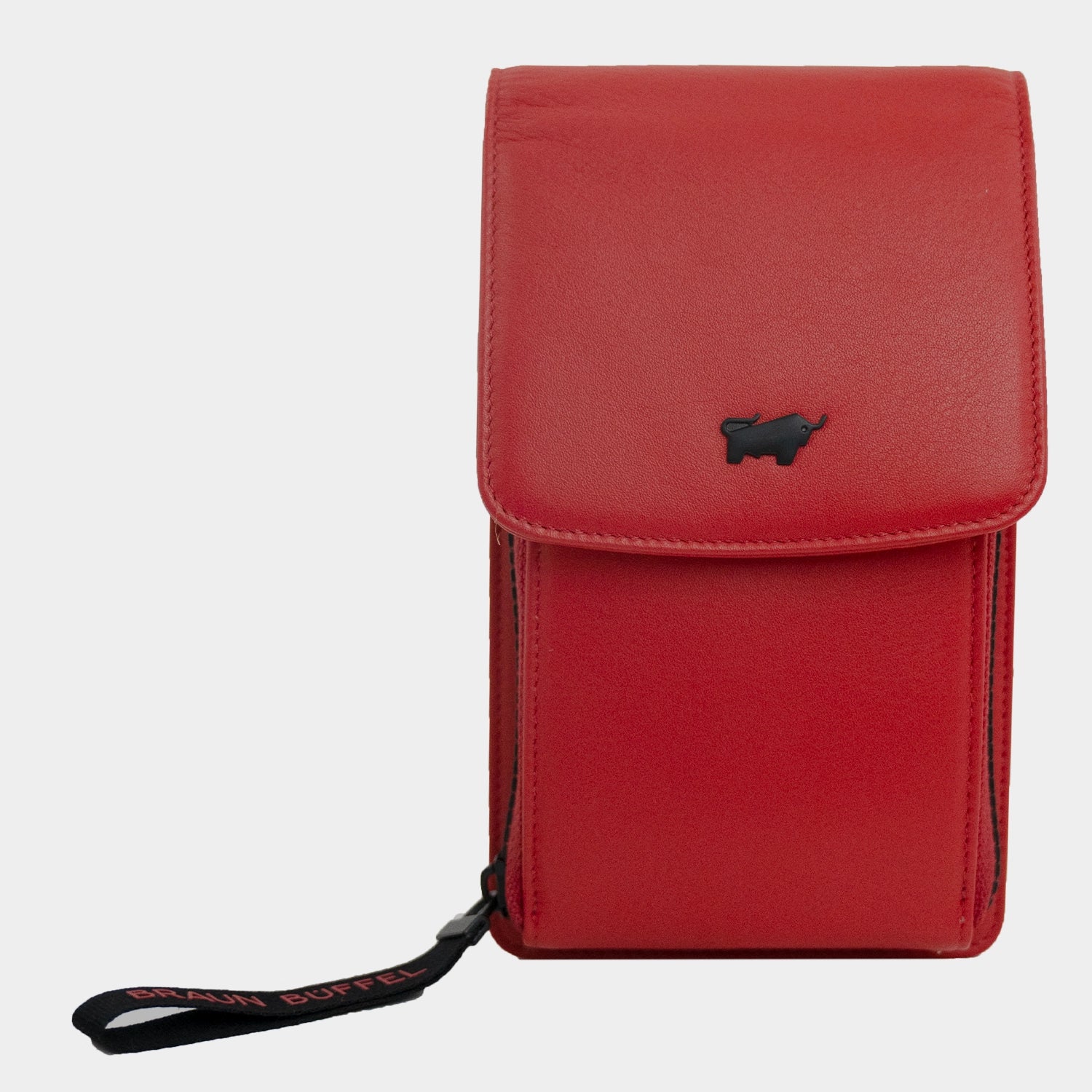 CAPRI shoulder bag XS flame red | BRAUN BÜFFEL