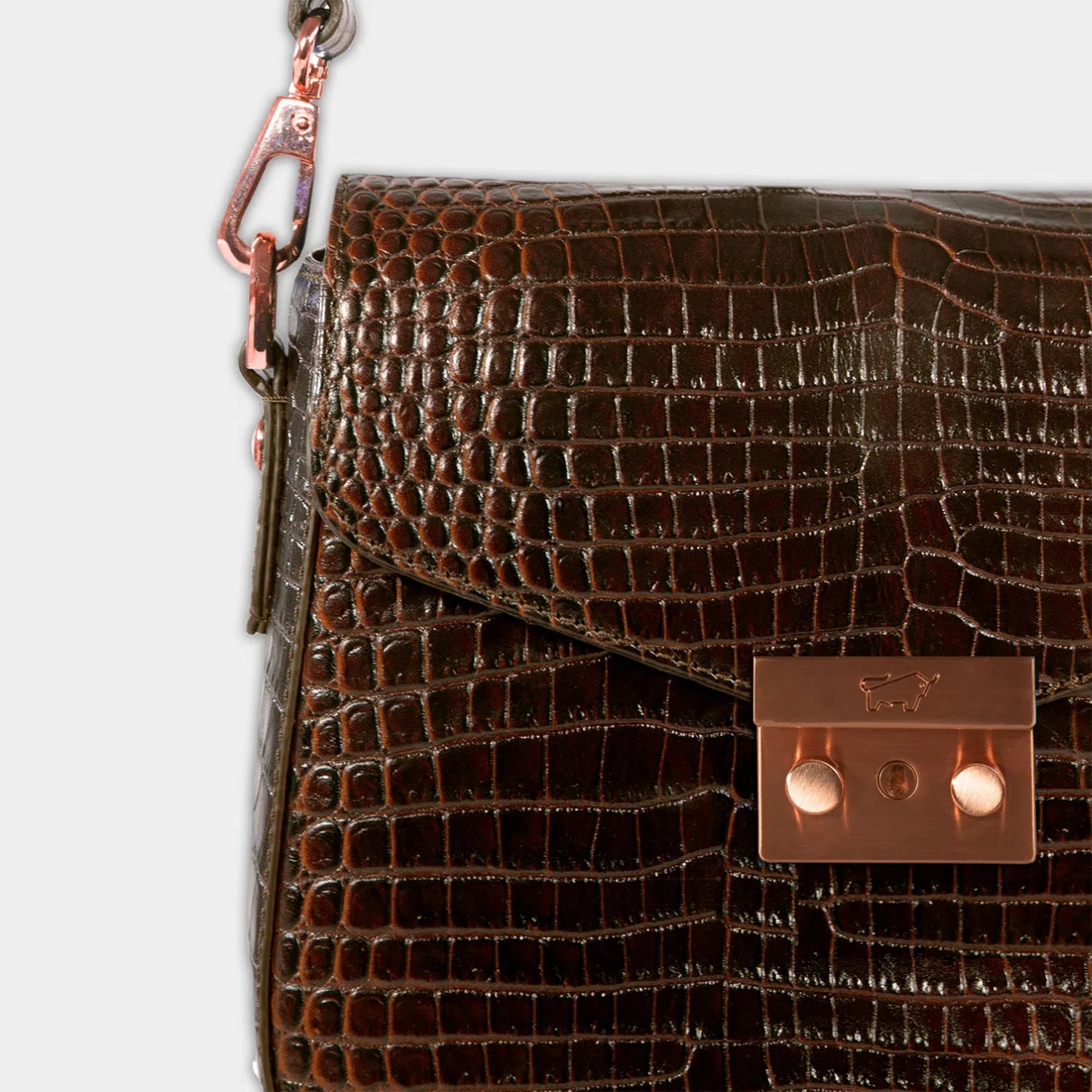 Keyfeature-2 AMALFI Umhängetasche M choco