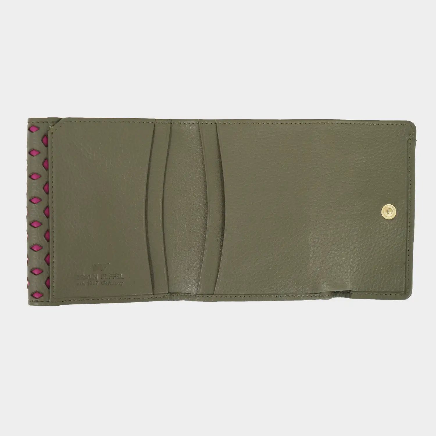 STELLA Wallet 5CS olive/pink