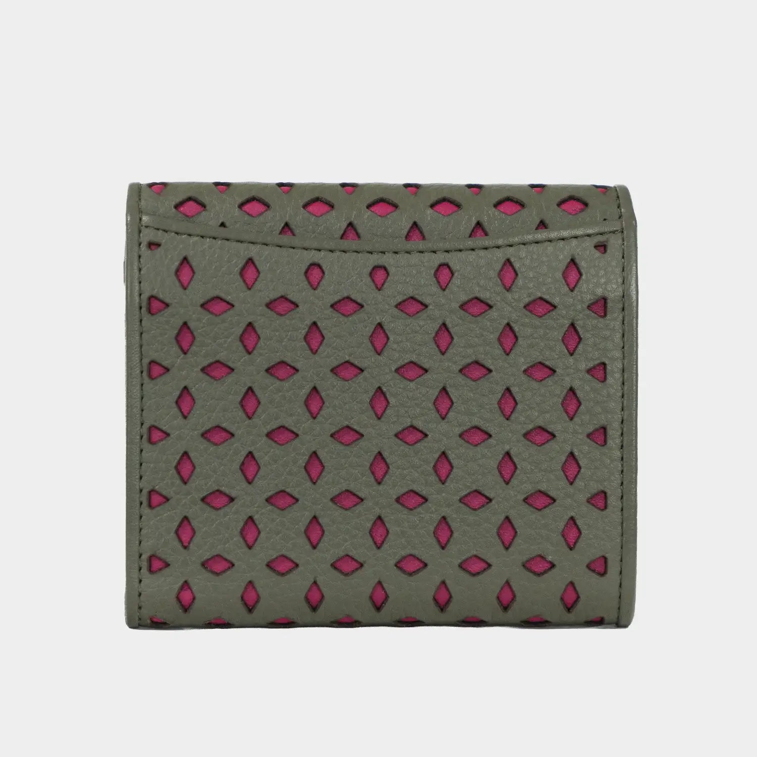 STELLA Wallet 5CS olive/pink
