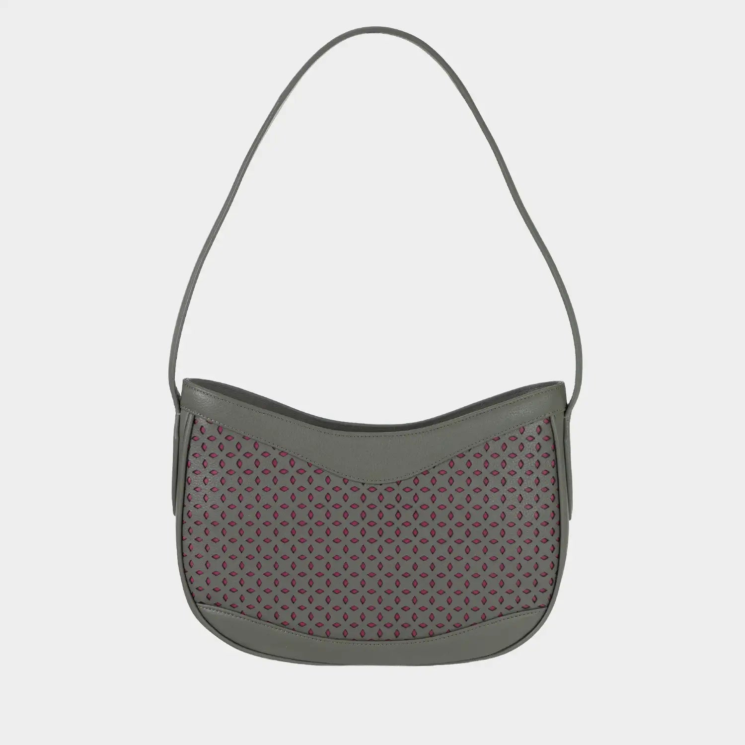 STELLA Hobo Bag olive/ pink