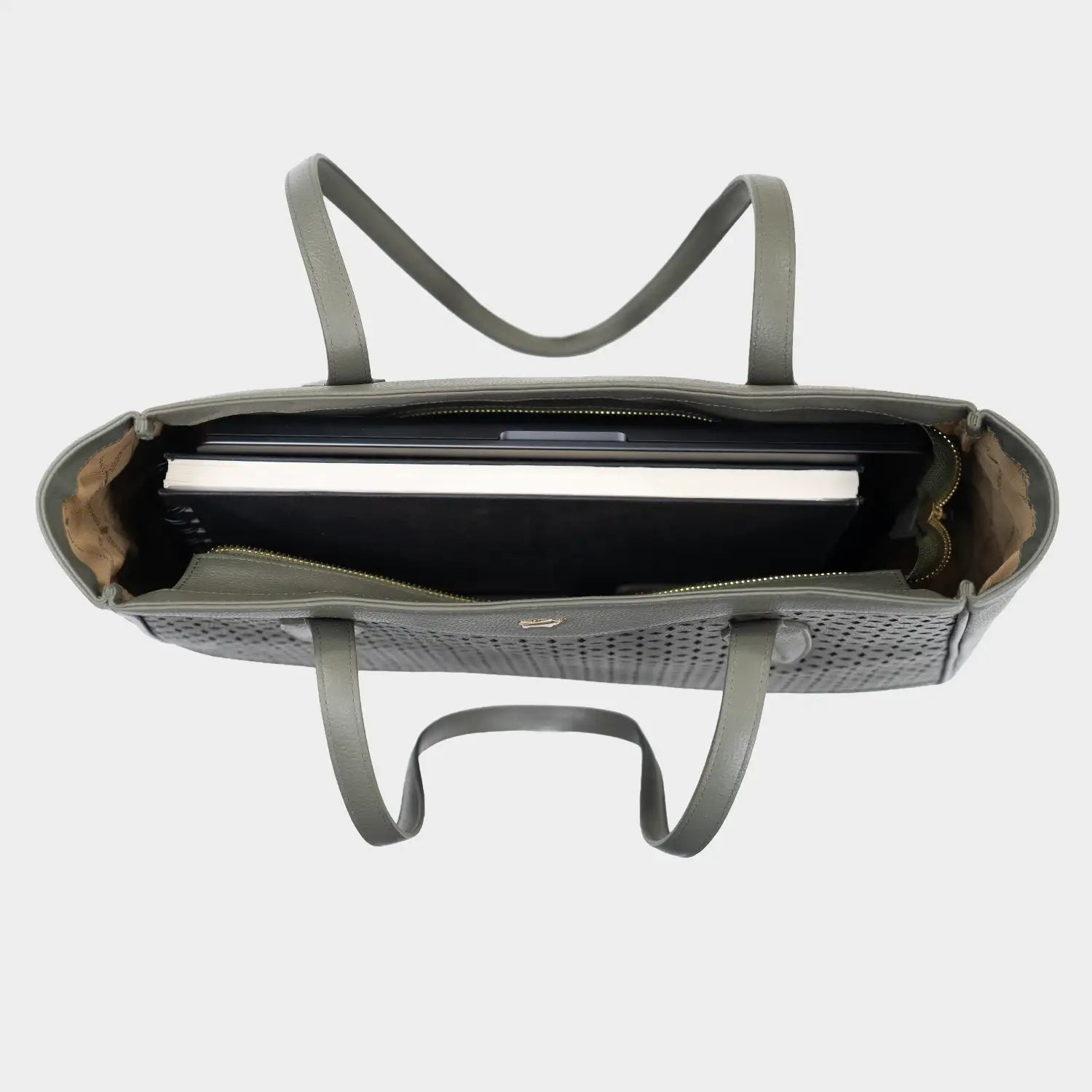 STELLA Shopper L olive/ pink