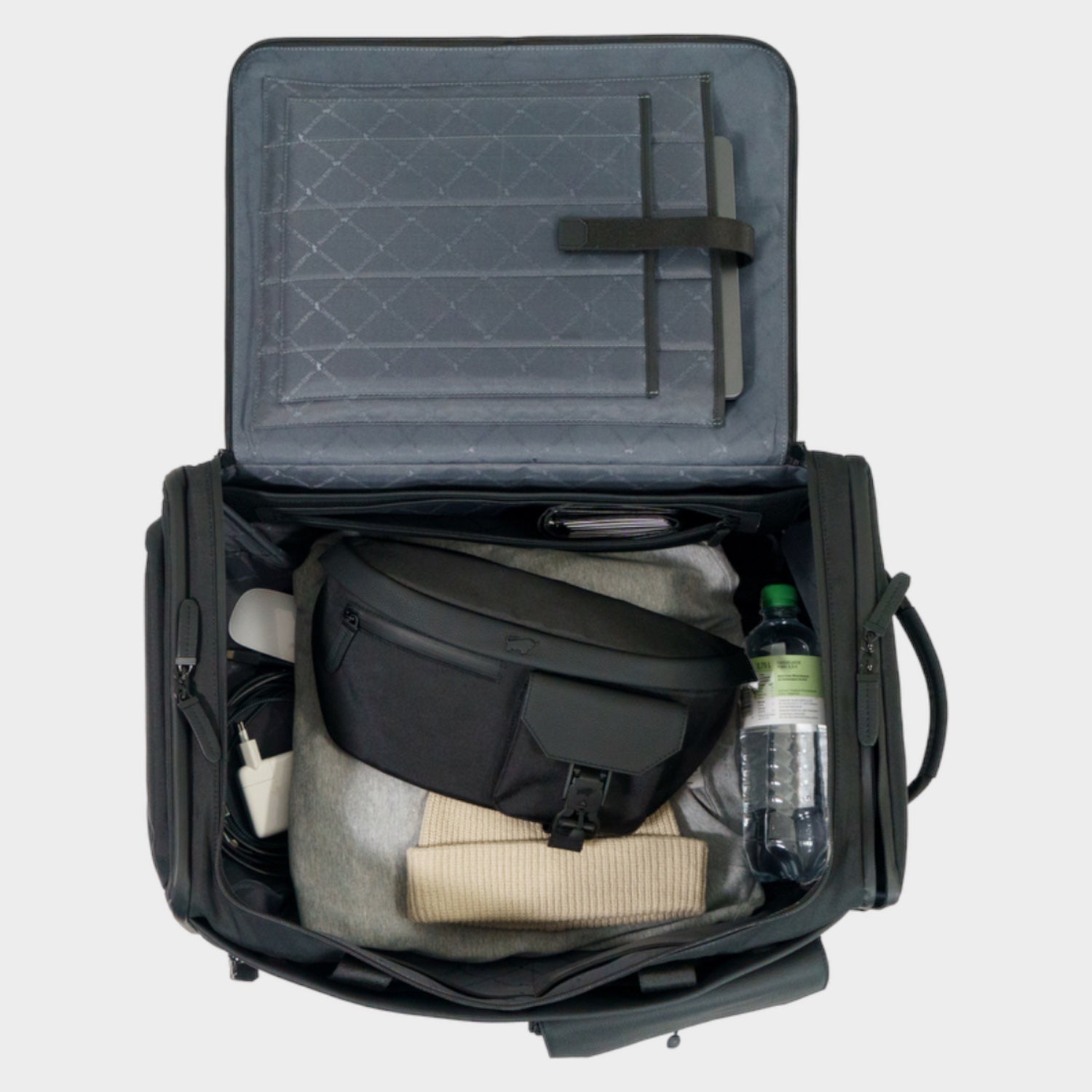 Innenansicht FINN Duffle Bag schwarz