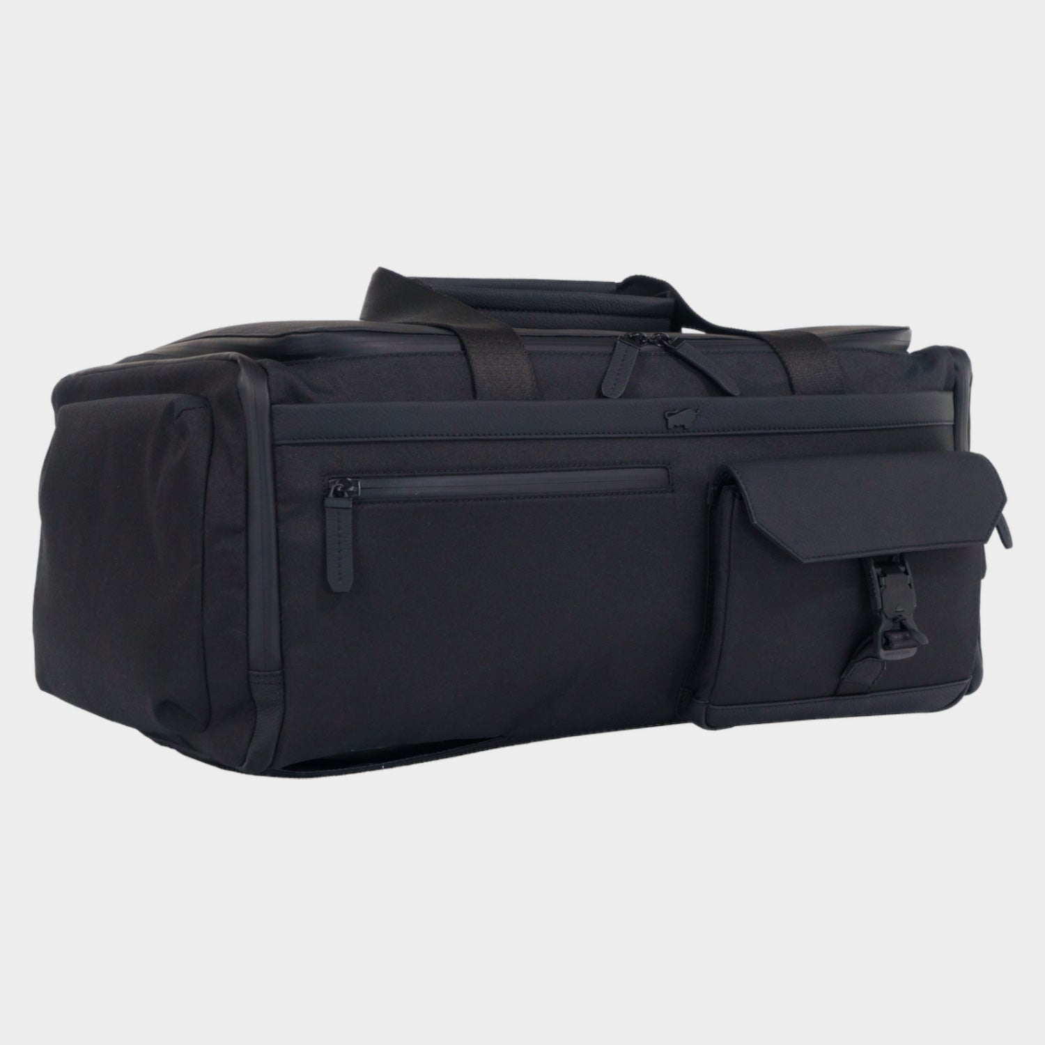 Schrägansicht FINN Duffle Bag schwarz
