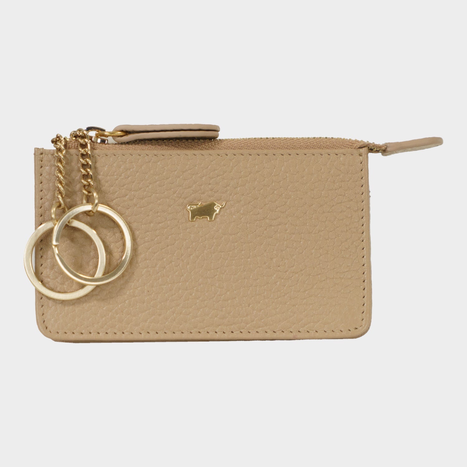 Frontansicht ASTI Schlüsseletui caramel