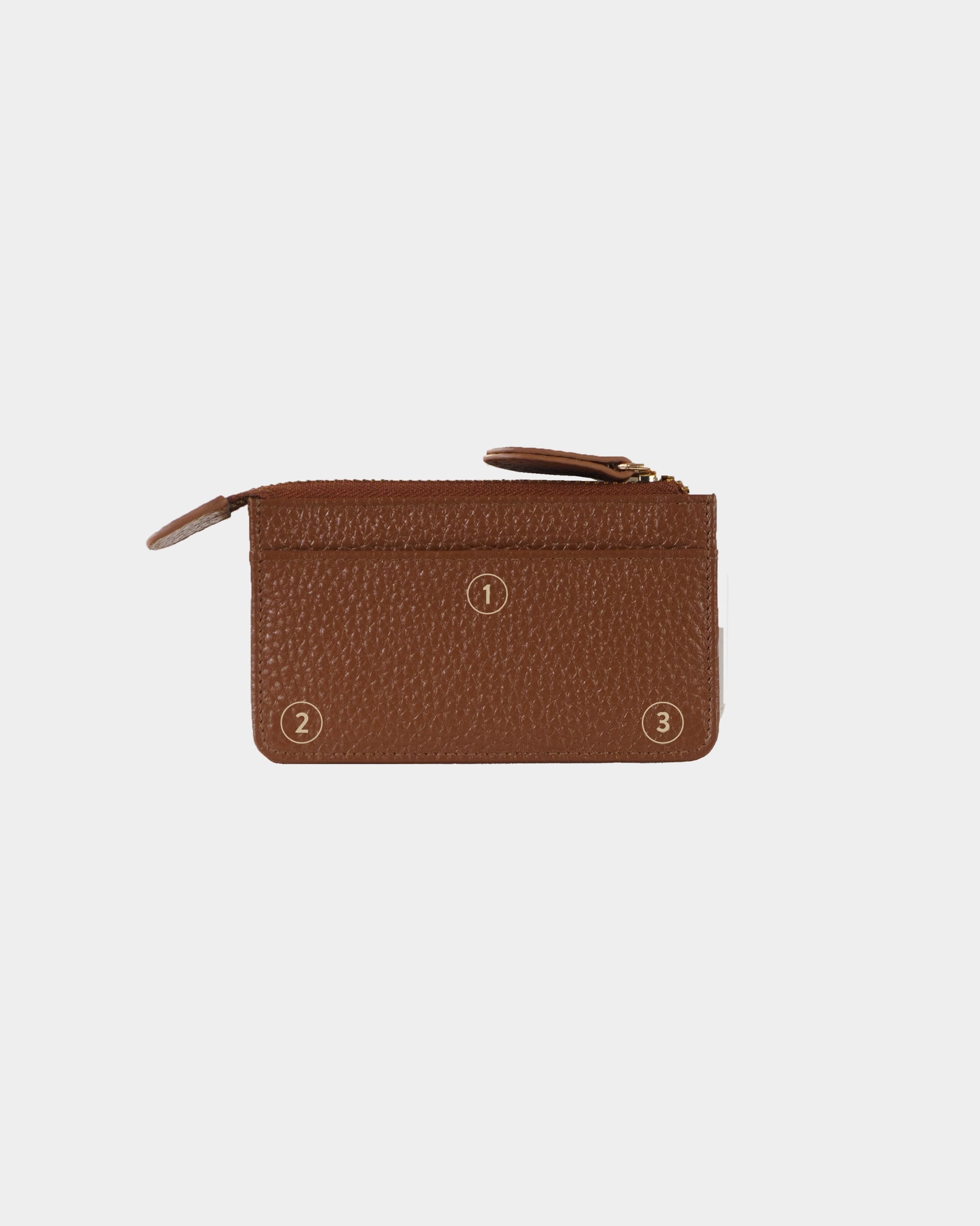 Personalisierung ASTI Schlüsseletui saddle brown