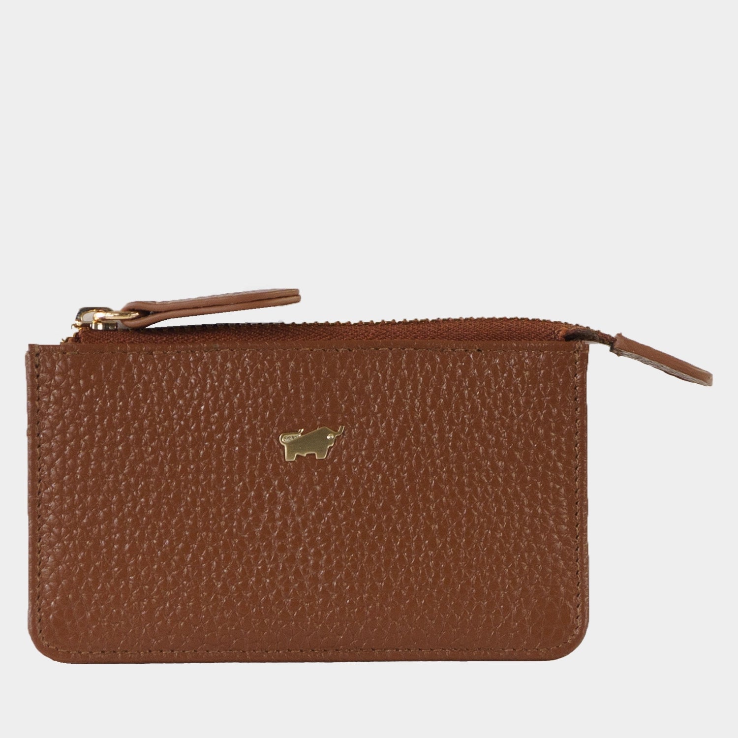 Frontansicht ASTI Schlüsseletui saddle brown
